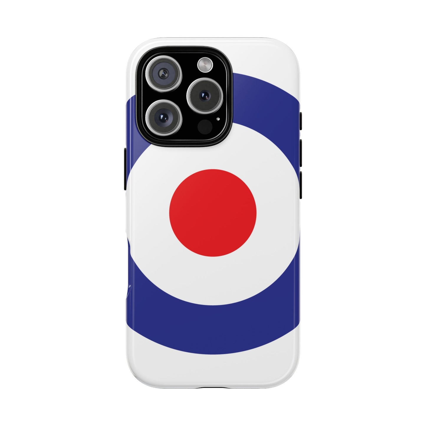 Retro Target Mod Roundel Tough Phone Case for Apple iPhone, Samsung Galaxy and Google Pixel.