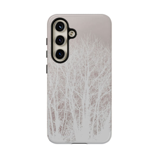 Copy of Night Forest Phone Case — Dark Tree Silhouette Protective Tough Case