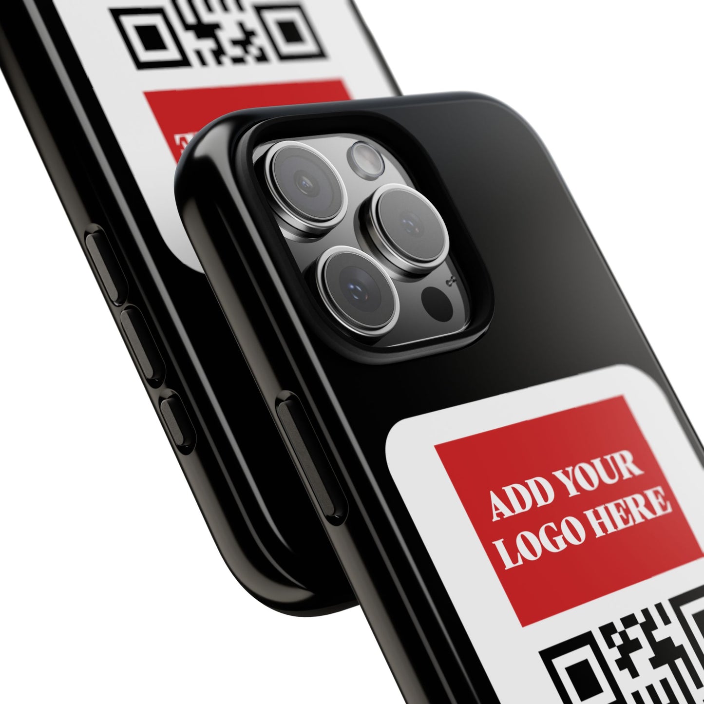 Custom QR Code and Logo Tough Phone Case — Contact Case
