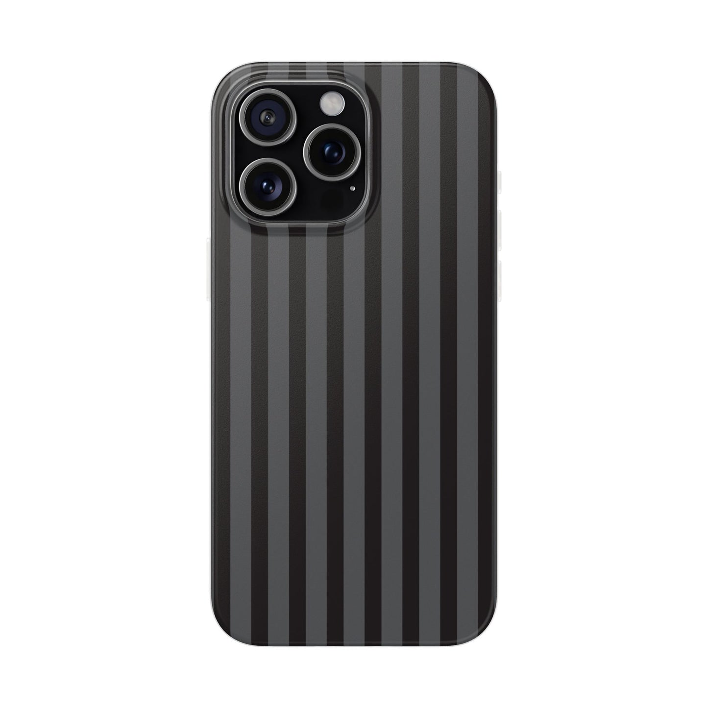 Black Stripe Flexible Phone Case for Apple iPhone, Samsung Galaxy.