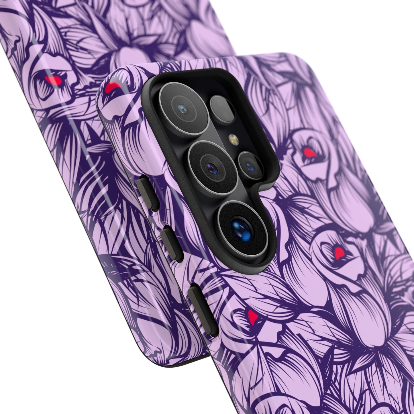 Botanical Floral Purple Rose Phone Case