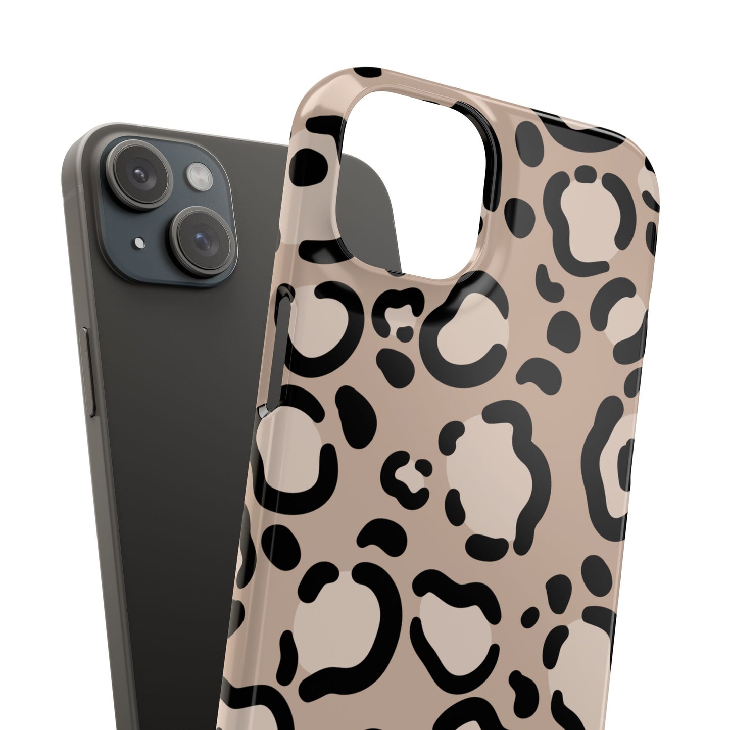 Leopard Print Slim Case — Phone Cover for Apple iPhone, Samsung Galaxy and Google Pixel.