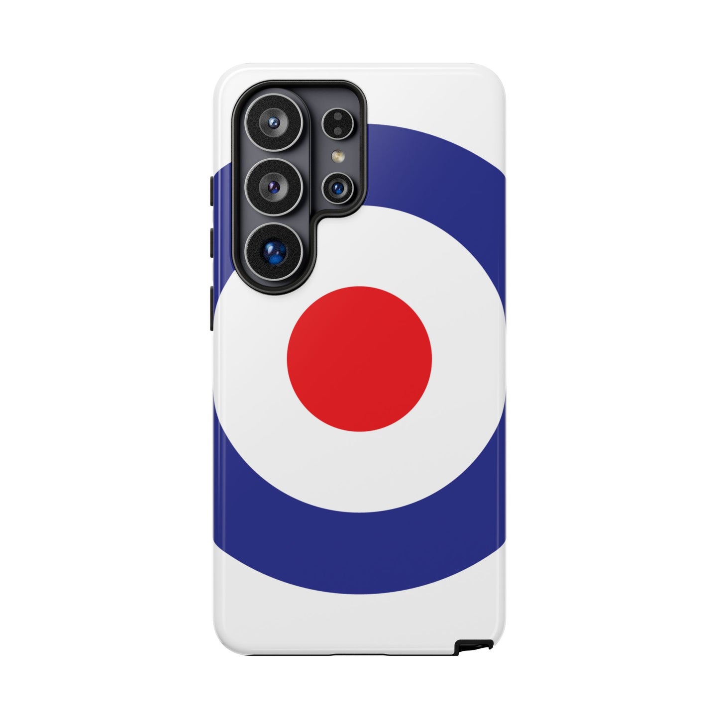 Retro Target Mod Roundel Tough Phone Case for Apple iPhone, Samsung Galaxy and Google Pixel.