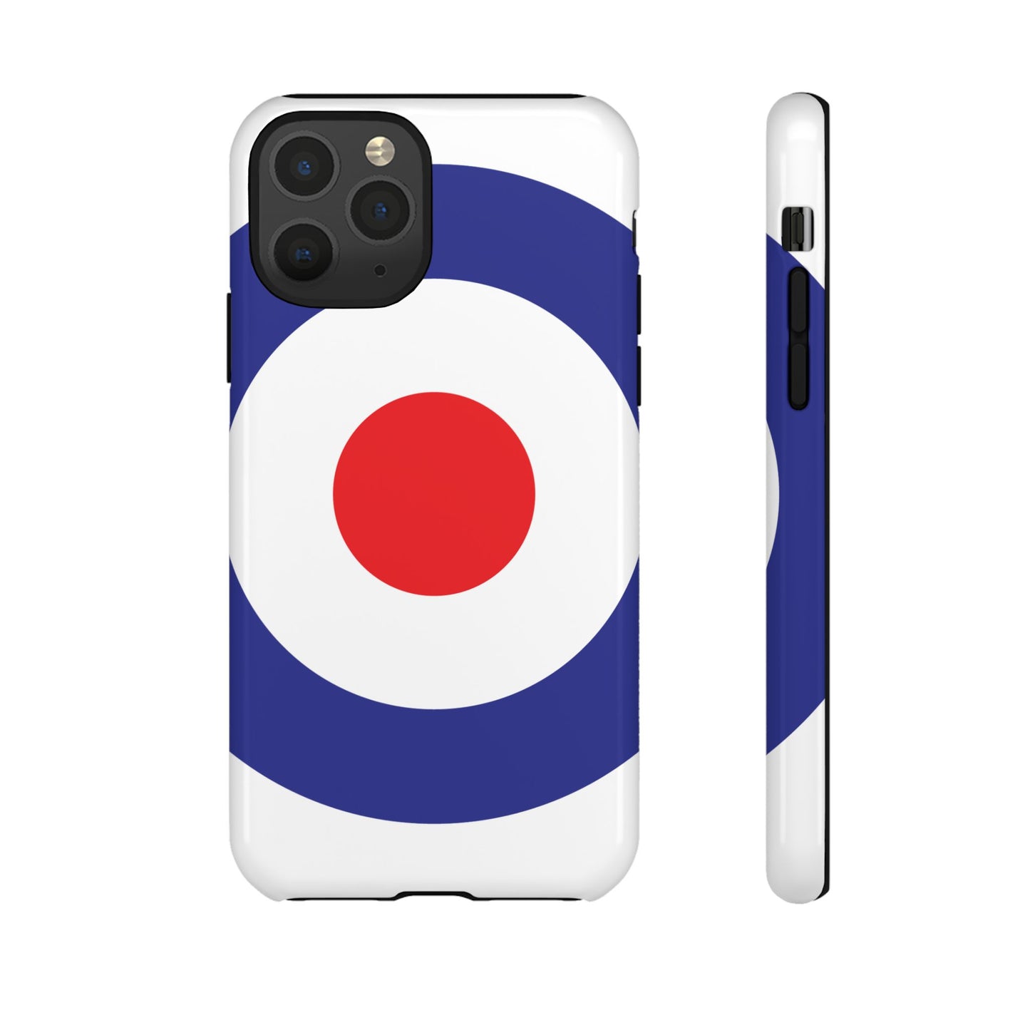 Retro Target Mod Roundel Tough Phone Case for Apple iPhone, Samsung Galaxy and Google Pixel.