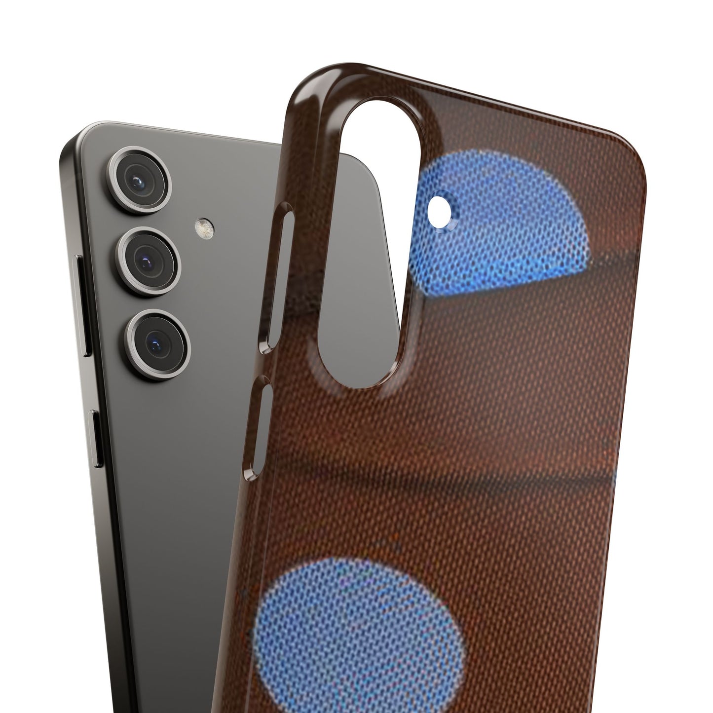 Polka Dot Snap Phone Case for Apple iPhone, Samsung Galaxy and Google Pixel.