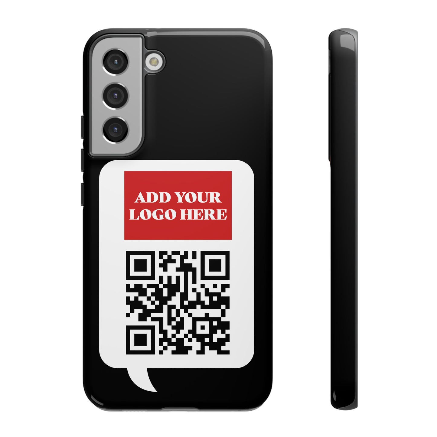 Custom QR Code and Logo Tough Phone Case — Contact Case