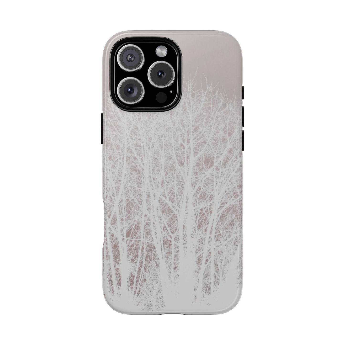 Copy of Night Forest Phone Case — Dark Tree Silhouette Protective Tough Case