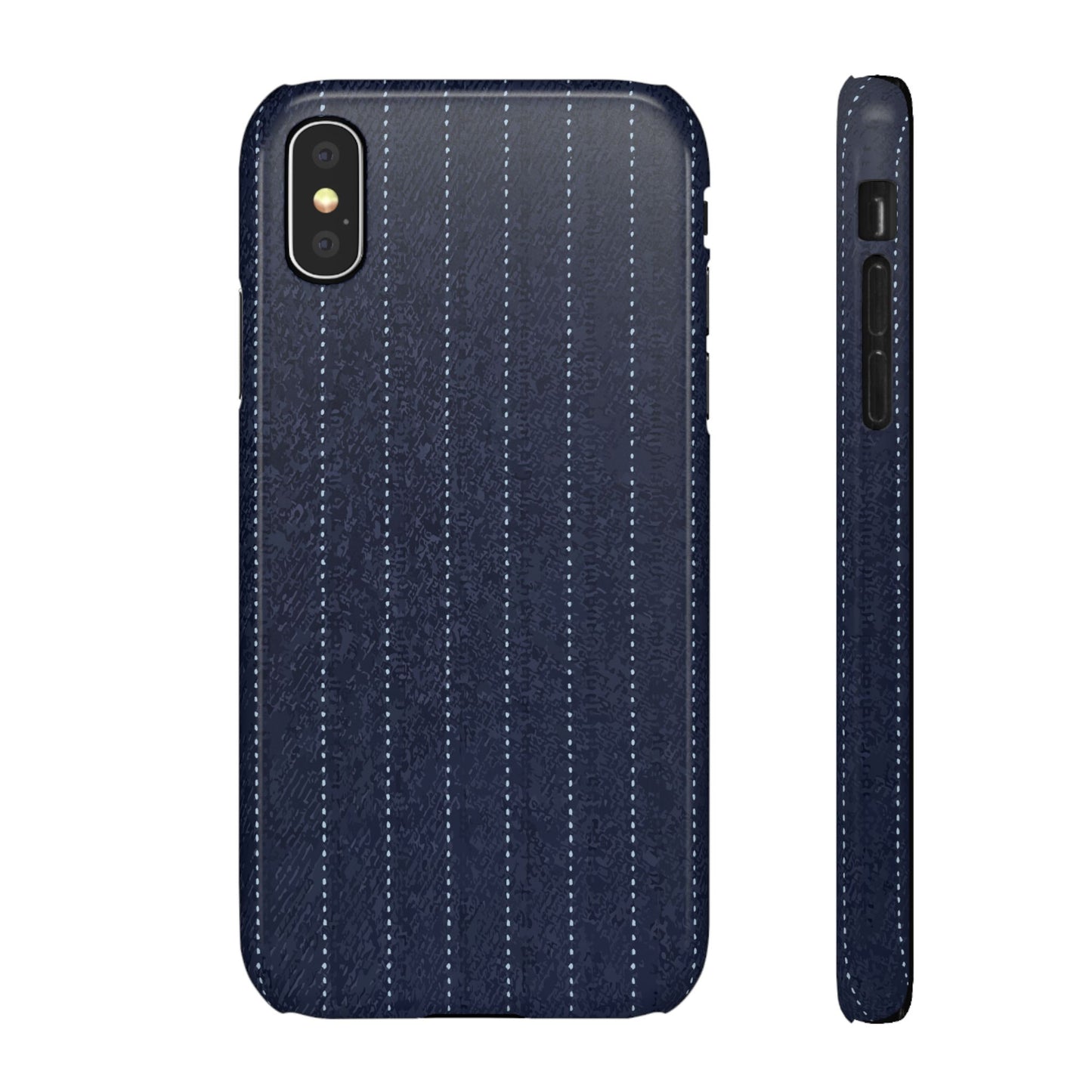 Pinstripe Snap Phone Case — Slim Protective iPhone Cover