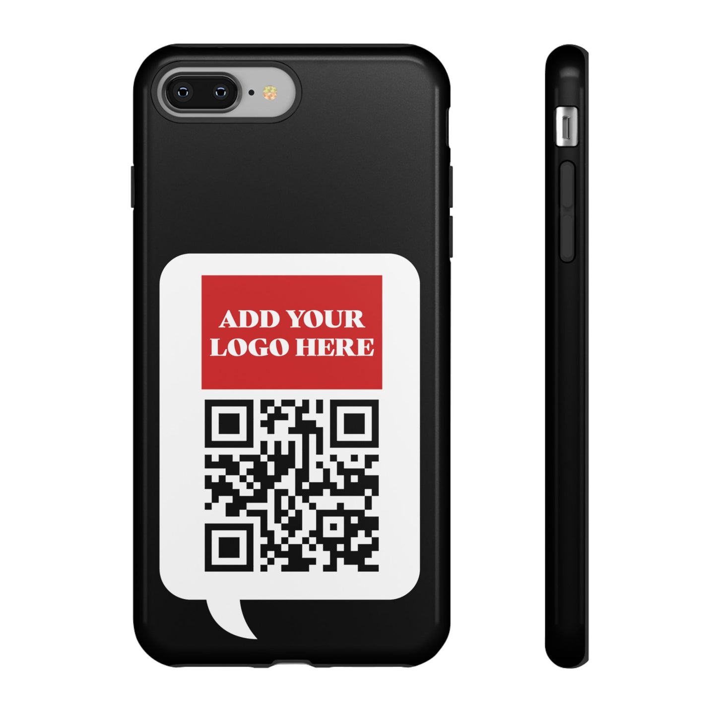 Custom QR Code and Logo Tough Phone Case — Contact Case