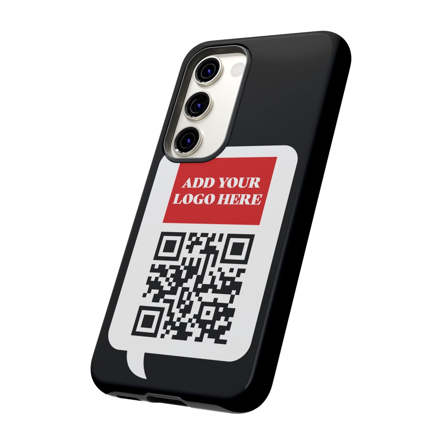 Custom QR Code and Logo Tough Phone Case — Contact Case