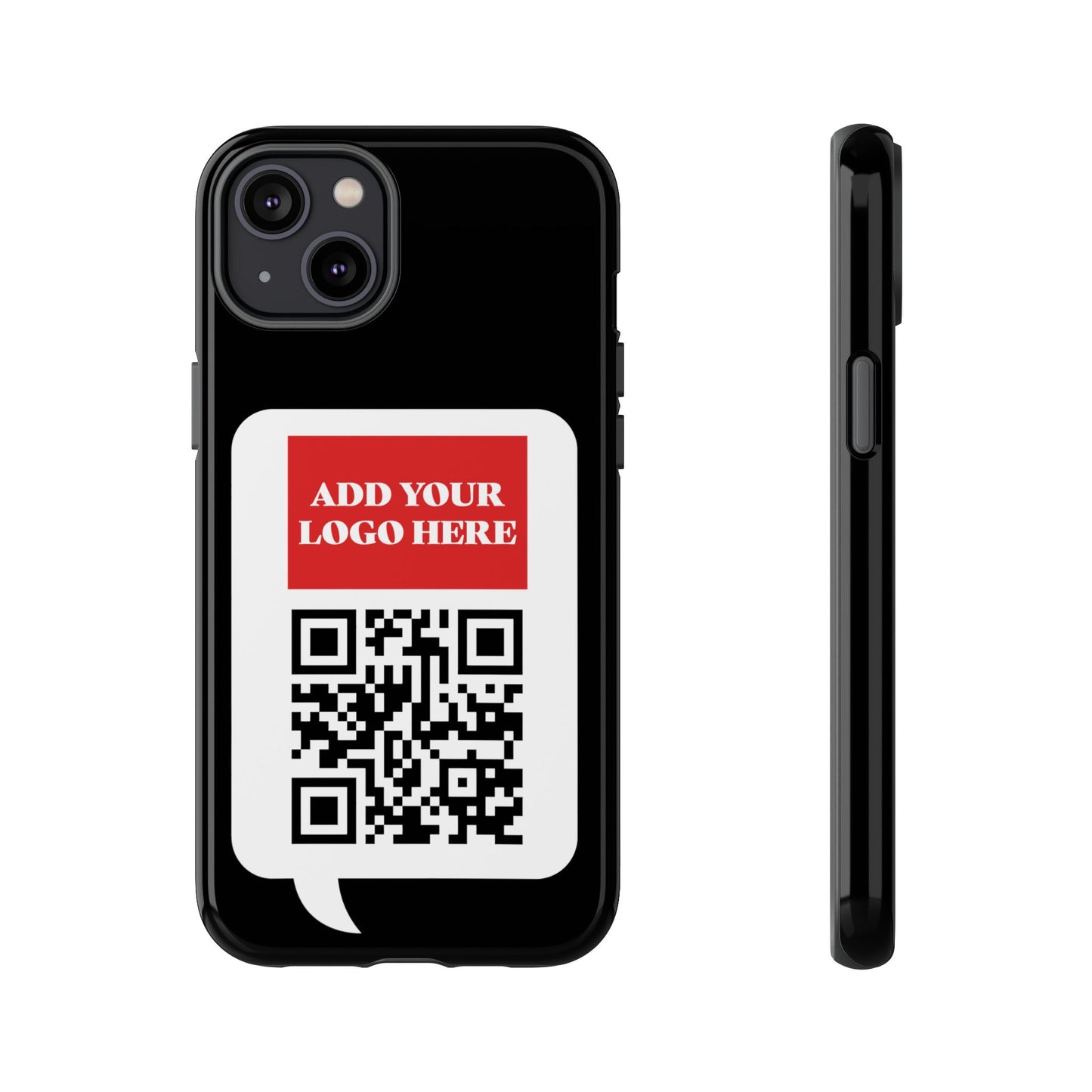 Custom QR Code and Logo Tough Phone Case — Contact Case