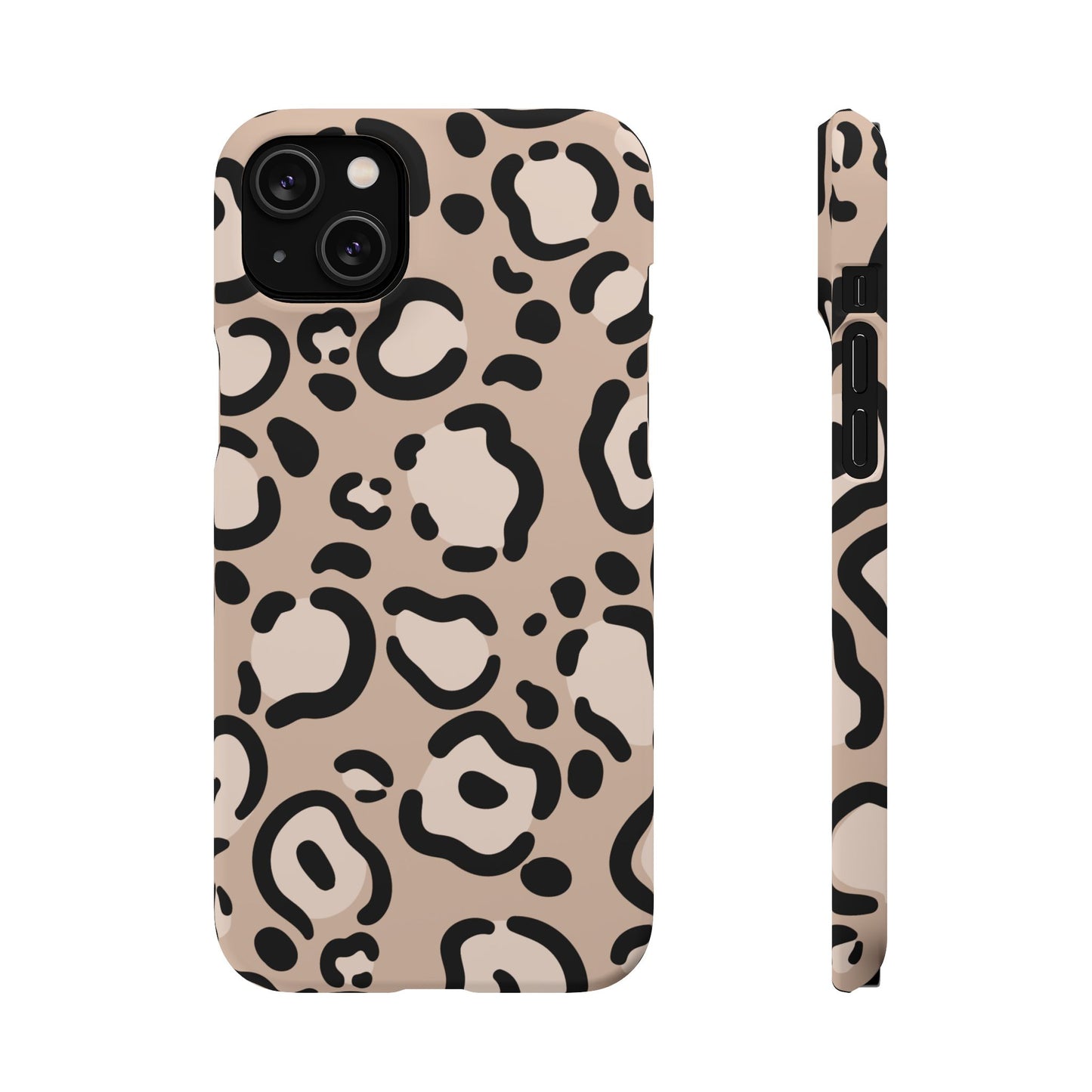 Leopard Print Slim Case — Phone Cover for Apple iPhone, Samsung Galaxy and Google Pixel.