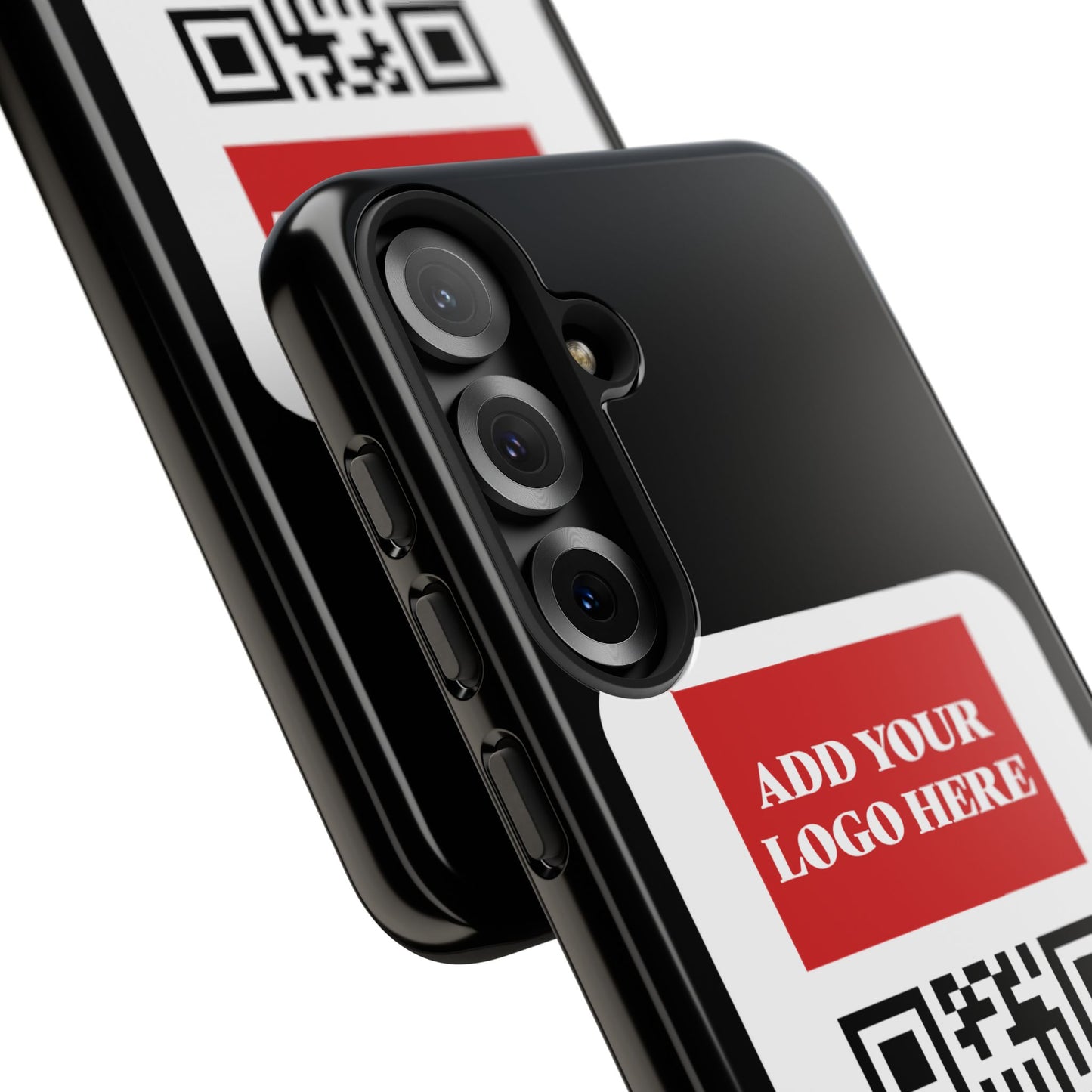 Custom QR Code and Logo Tough Phone Case — Contact Case