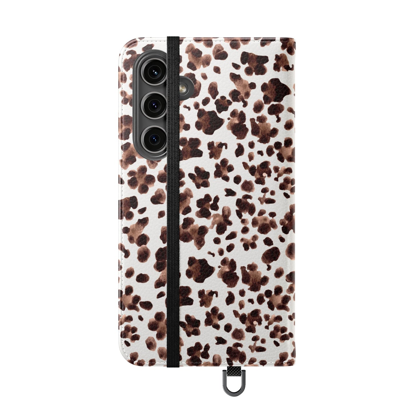 Leopard Print Flip Phone Case — Cardholder Wallet Flip Case