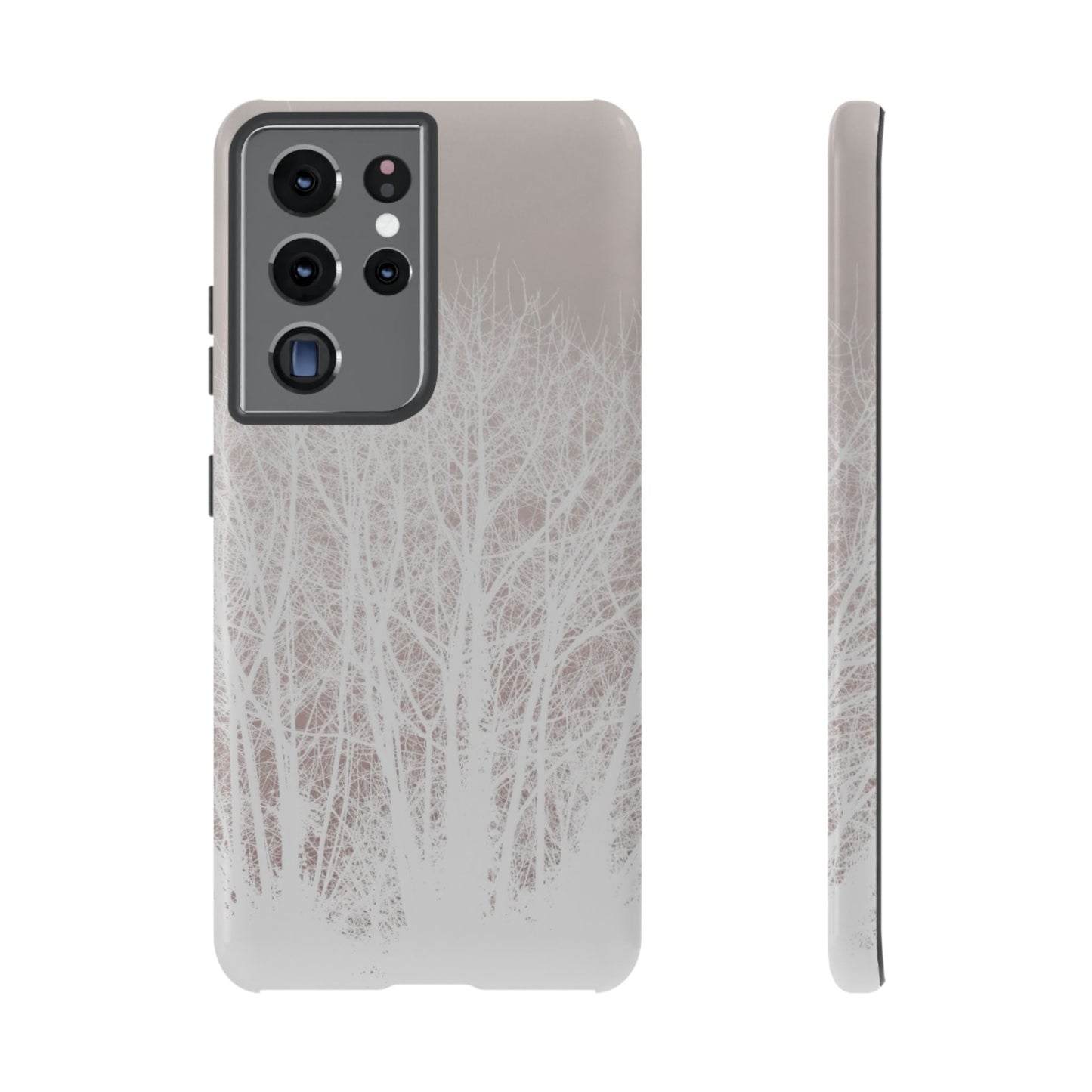 Copy of Night Forest Phone Case — Dark Tree Silhouette Protective Tough Case