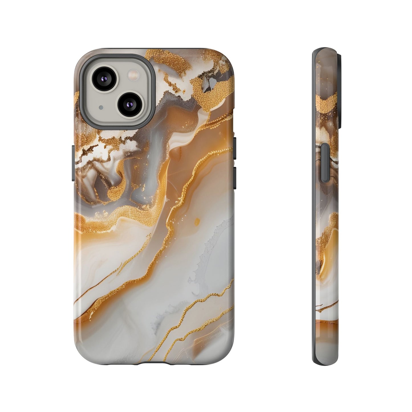Gold Marble Tough Phone Case