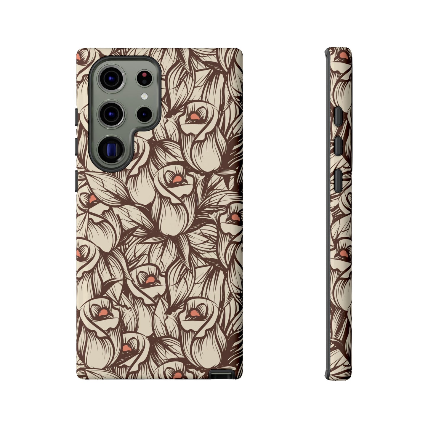 Botanical Pattern Floral Magnolia Tough Phone Case