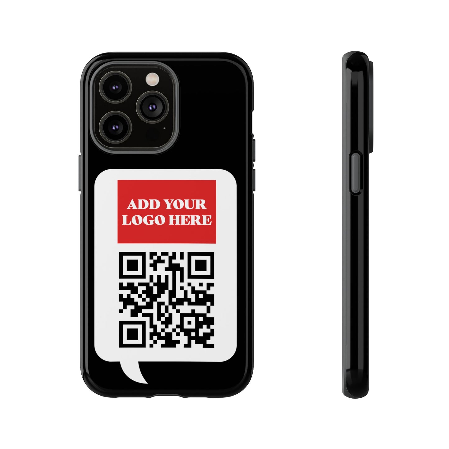 Custom QR Code and Logo Tough Phone Case — Contact Case