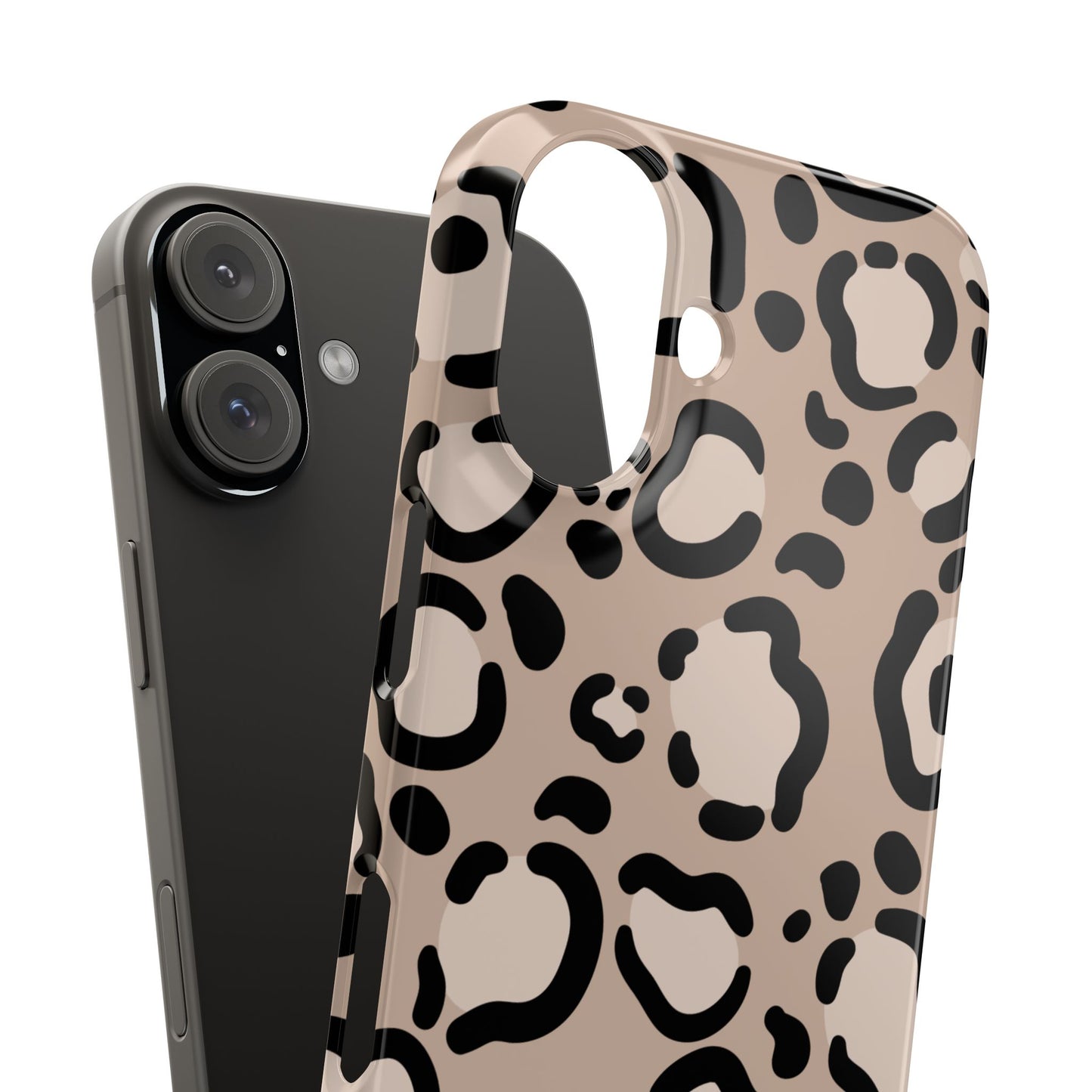 Leopard Print Slim Case — Phone Cover for Apple iPhone, Samsung Galaxy and Google Pixel.