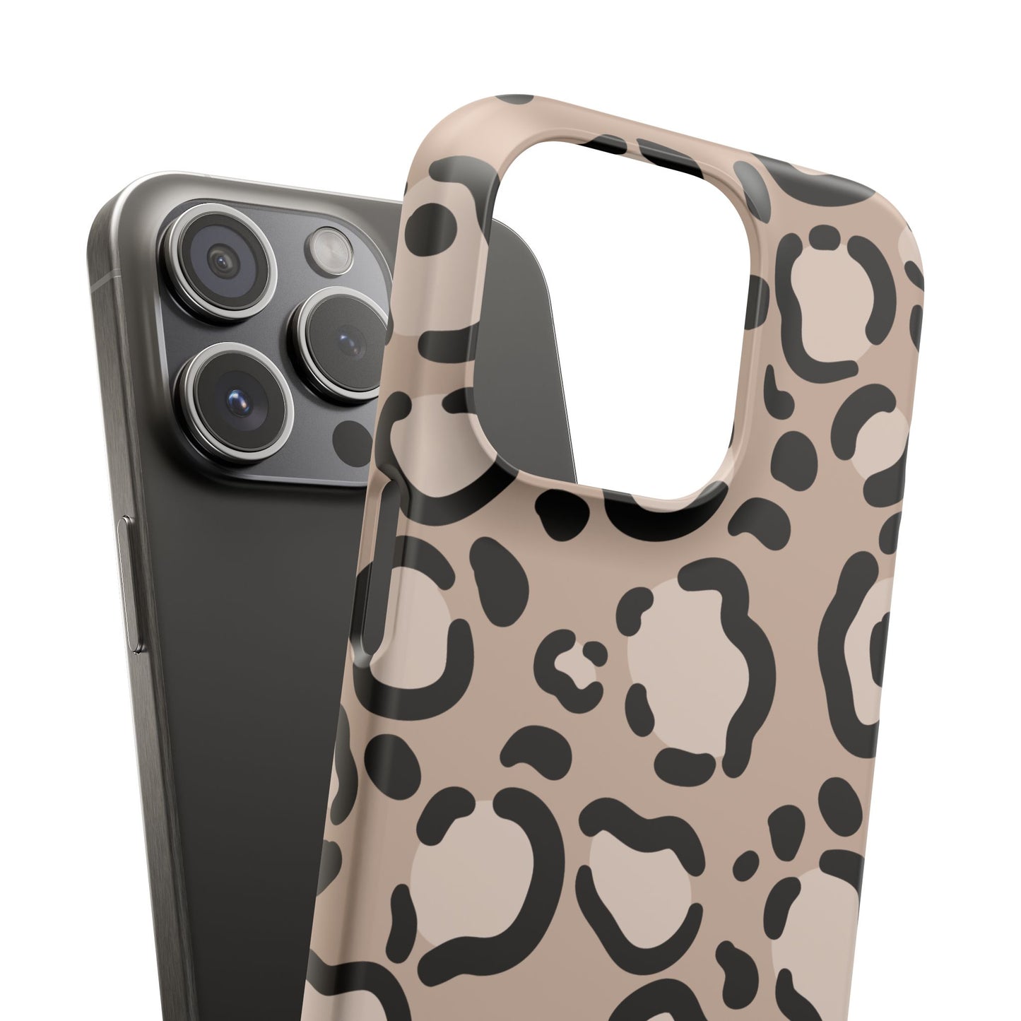 Leopard Print Slim Case — Phone Cover for Apple iPhone, Samsung Galaxy and Google Pixel.