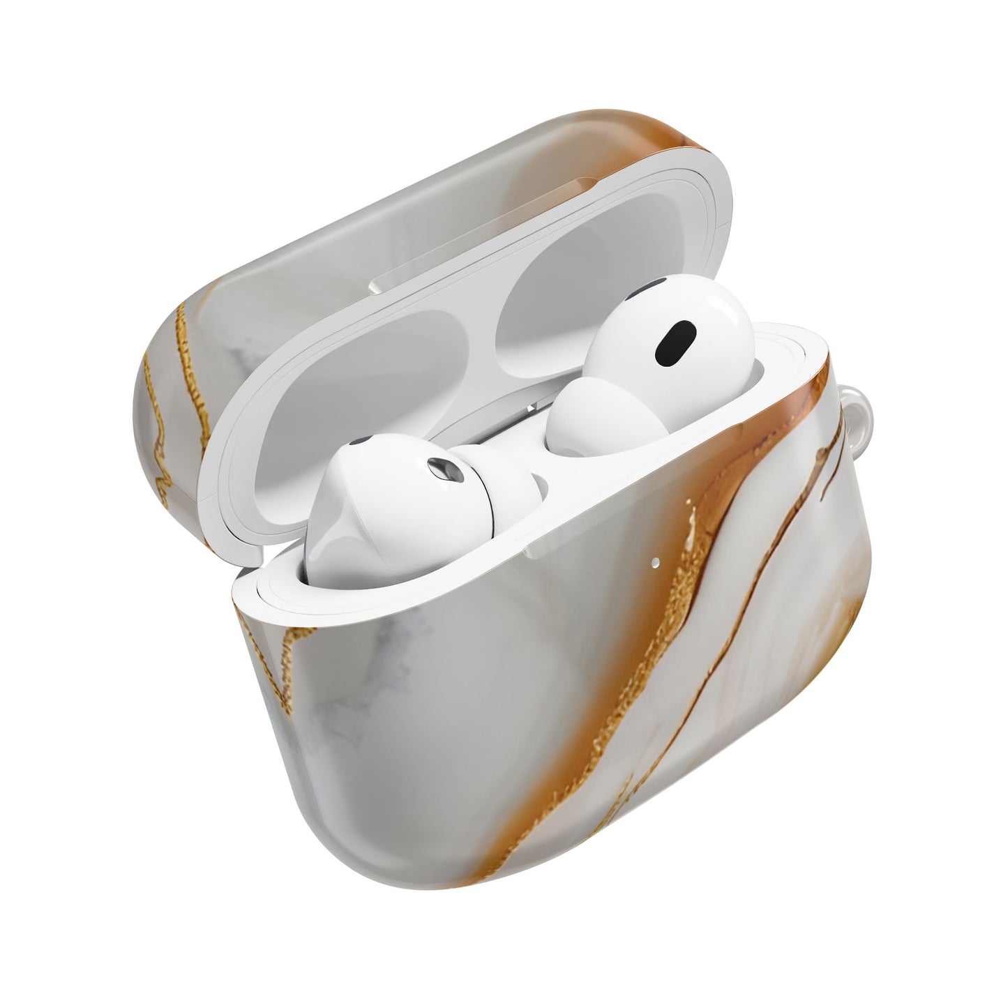 Marble and Gold AirPod Case — Protective Cover