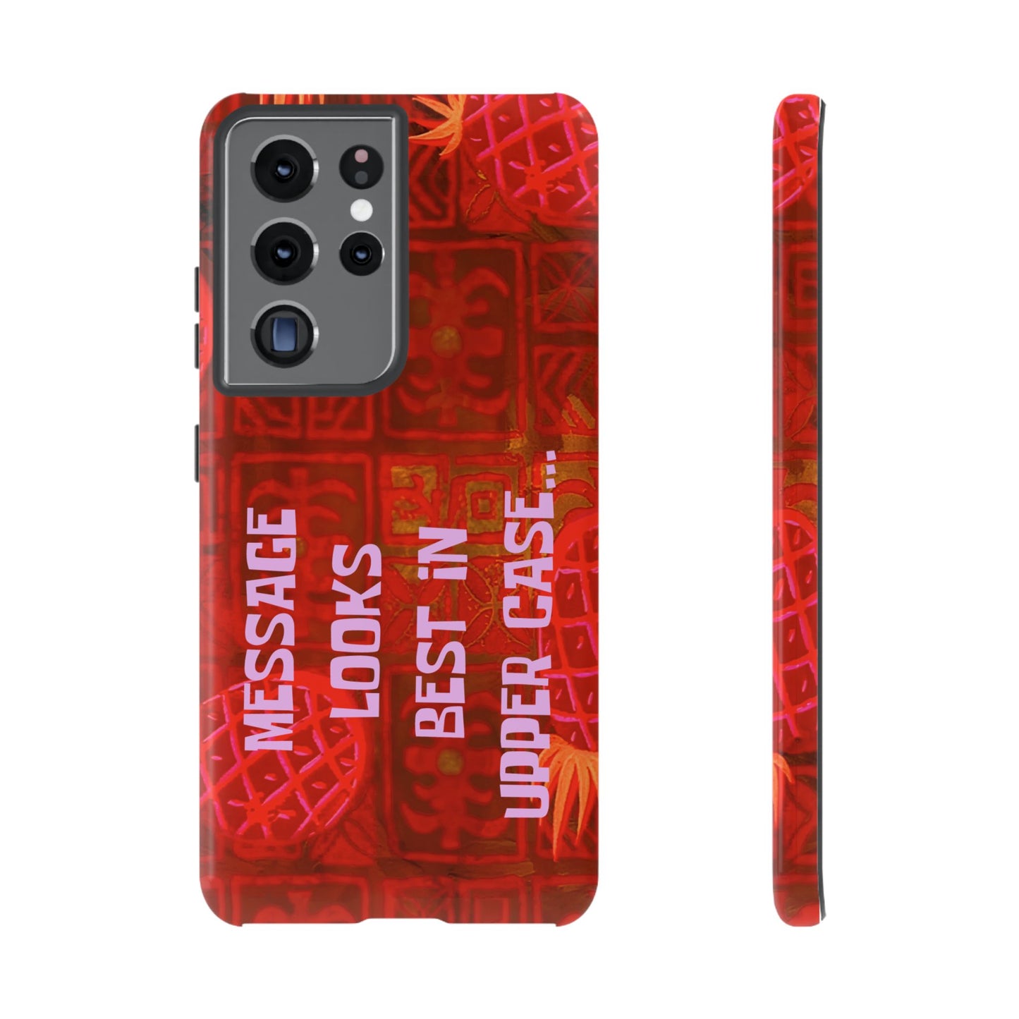 Personalised Tough Case for Apple iPhone, Samsung Galaxy and Google Pixel.