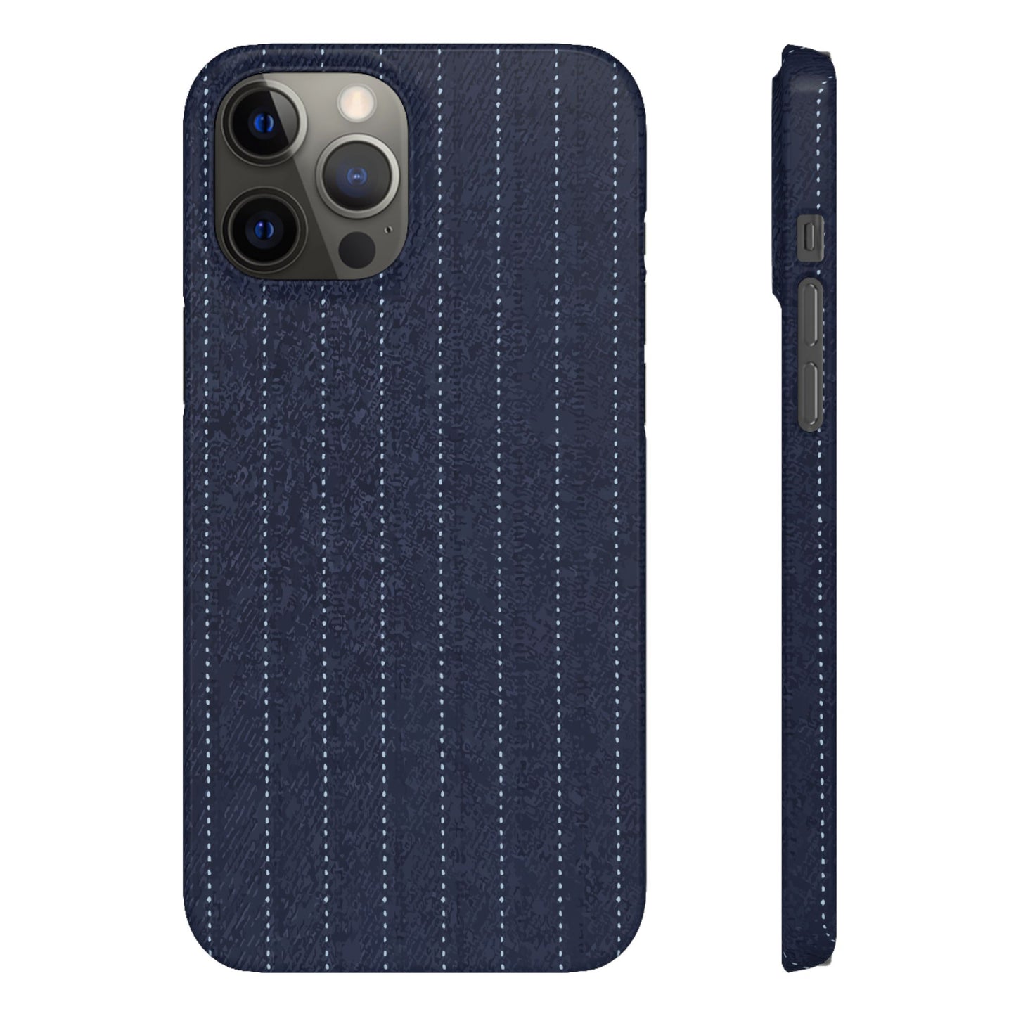 Pinstripe Snap Phone Case — Slim Protective iPhone Cover