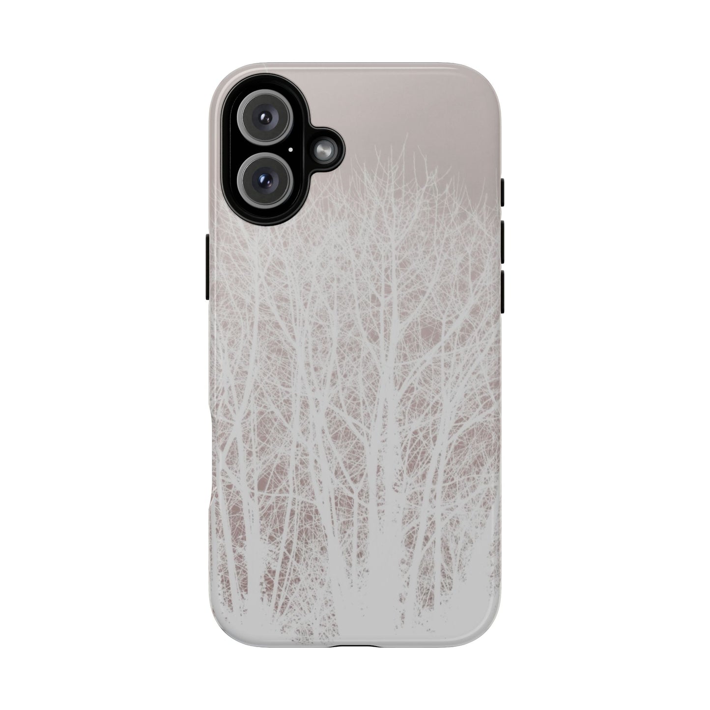Copy of Night Forest Phone Case — Dark Tree Silhouette Protective Tough Case