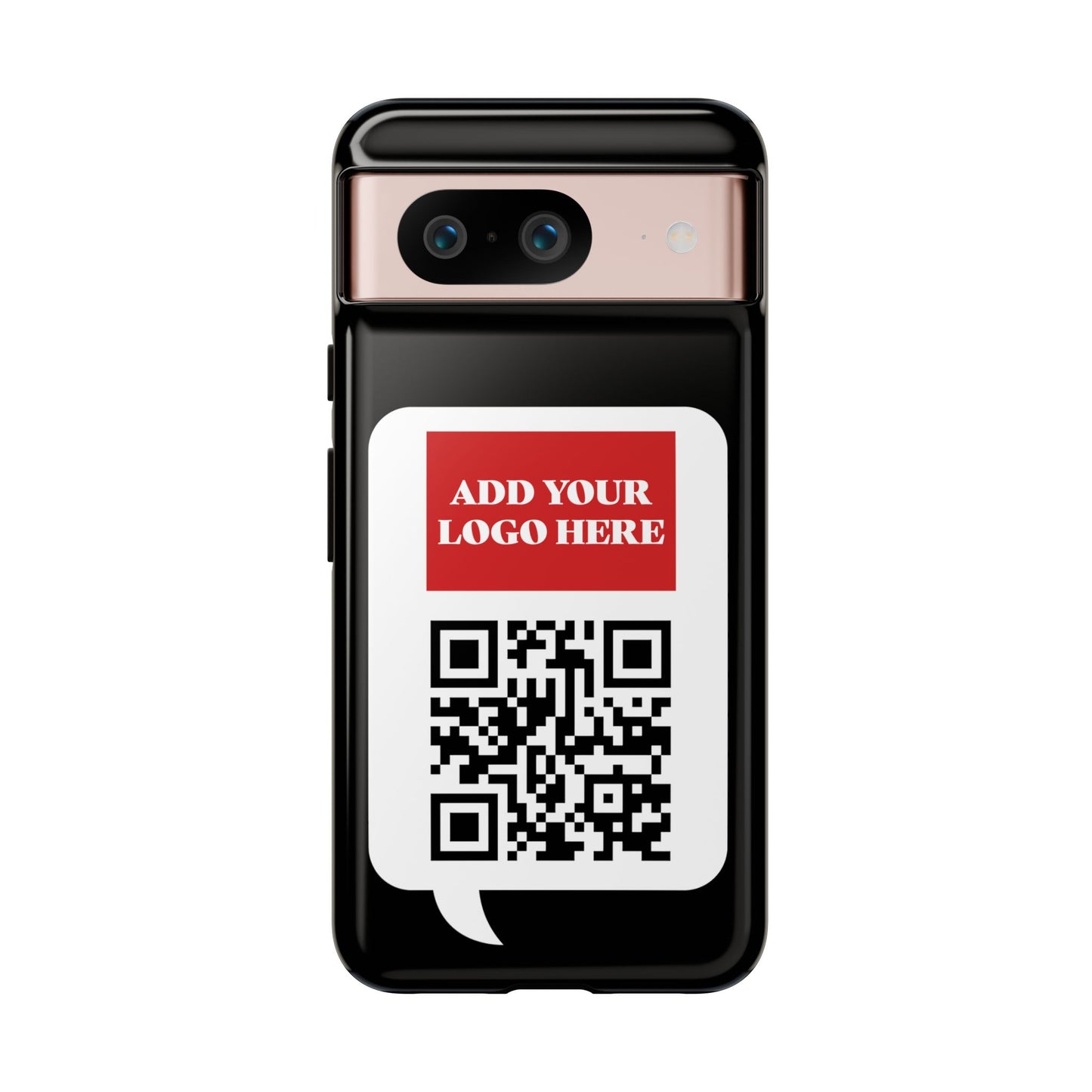 Custom QR Code and Logo Tough Phone Case — Contact Case