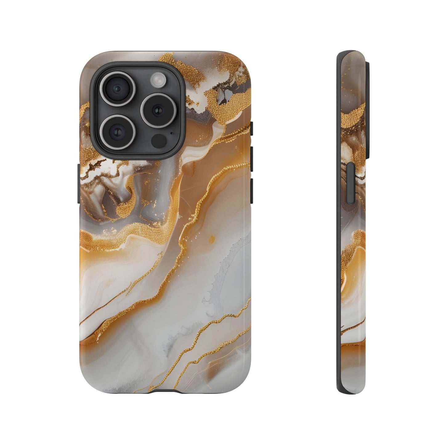 Gold Marble Tough Phone Case