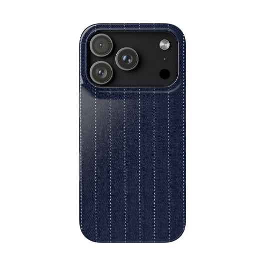 Pinstripe Snap Phone Case — Slim Protective iPhone Cover