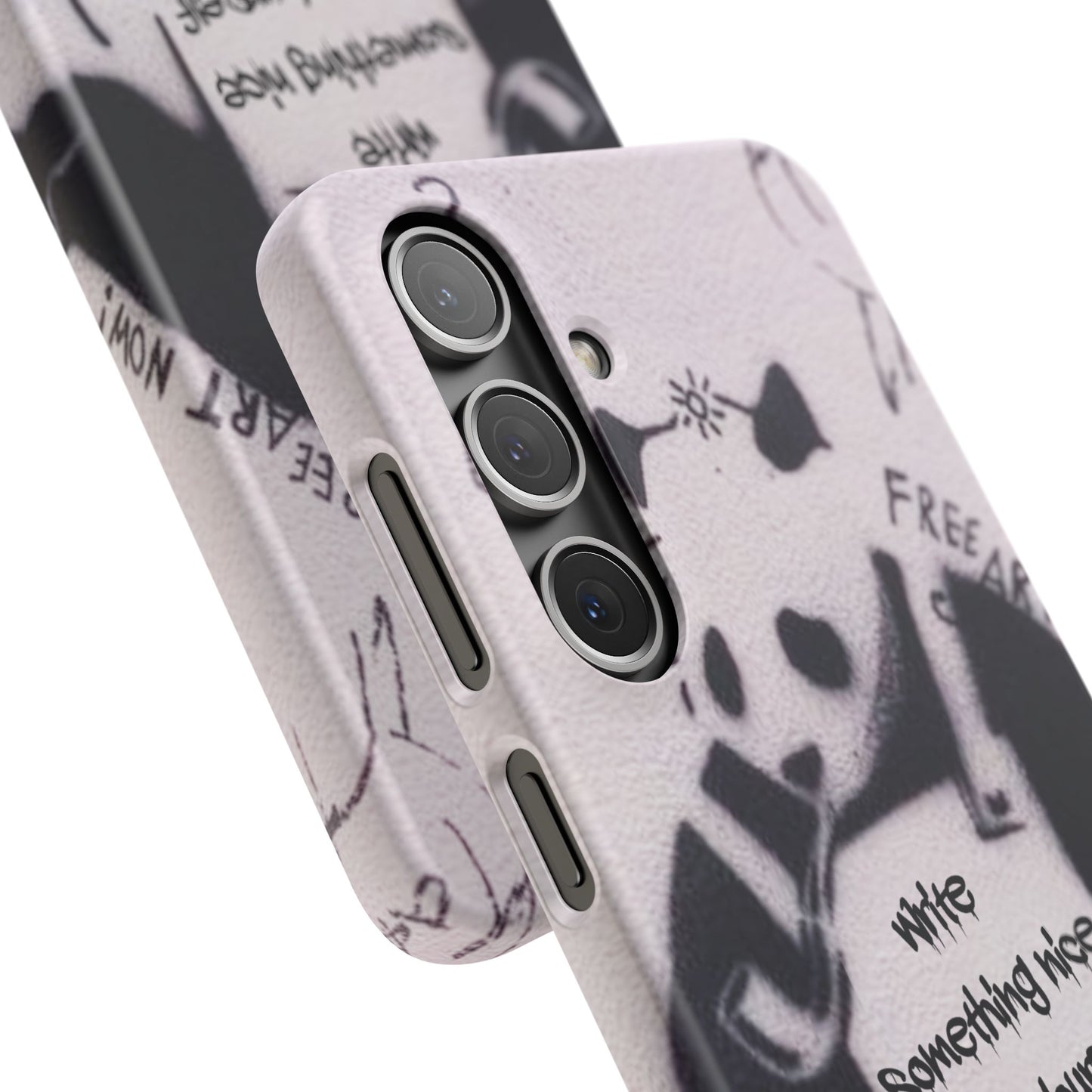 Personalised Panda Stencil Phone Case for Apple iPhone, Samsung Galaxy and Google Pixel.