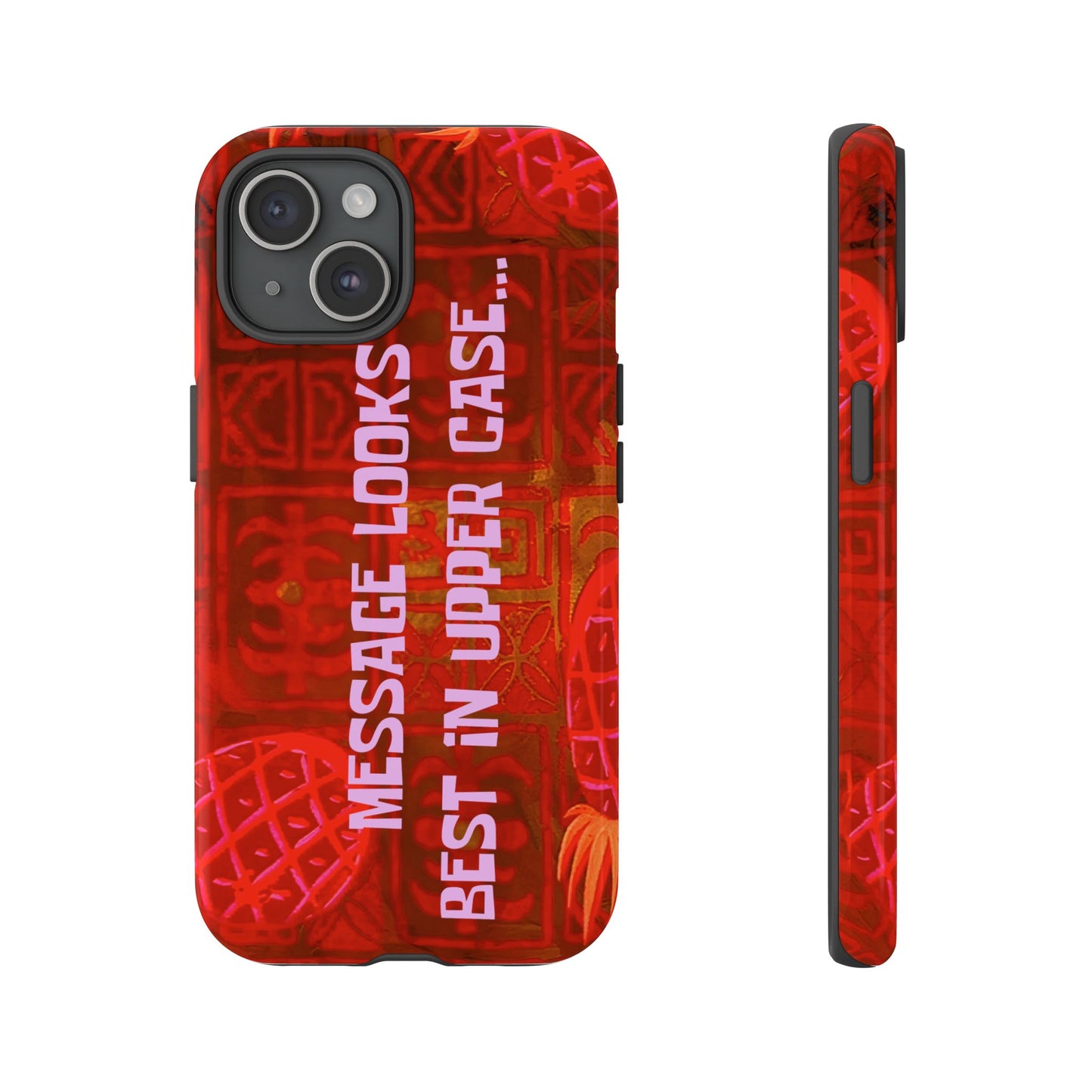 Personalised Tough Case for Apple iPhone, Samsung Galaxy and Google Pixel.