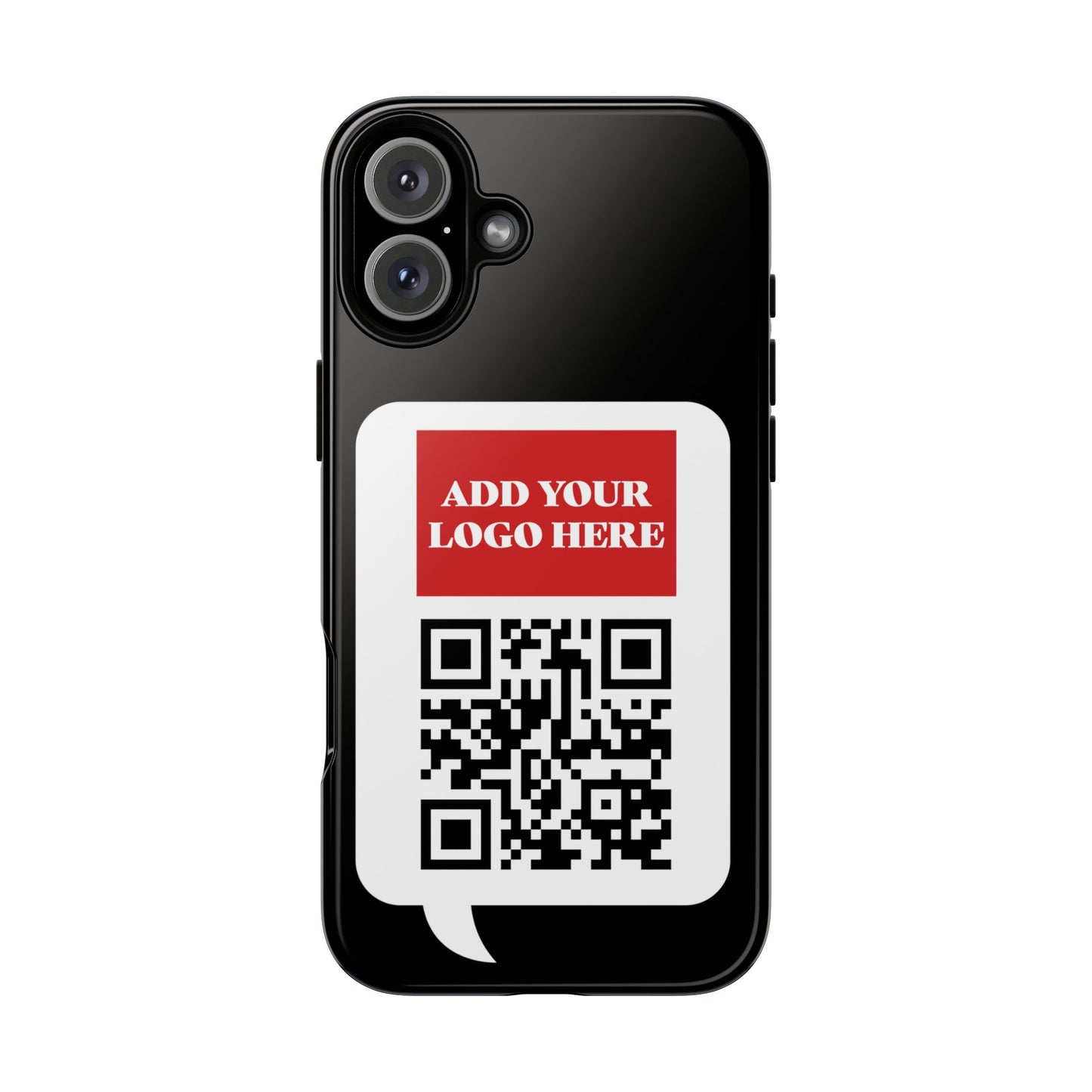 Custom QR Code and Logo Tough Phone Case — Contact Case
