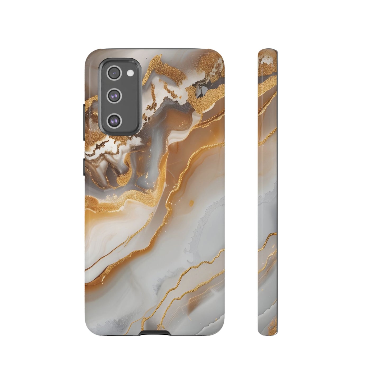 Gold Marble Tough Phone Case
