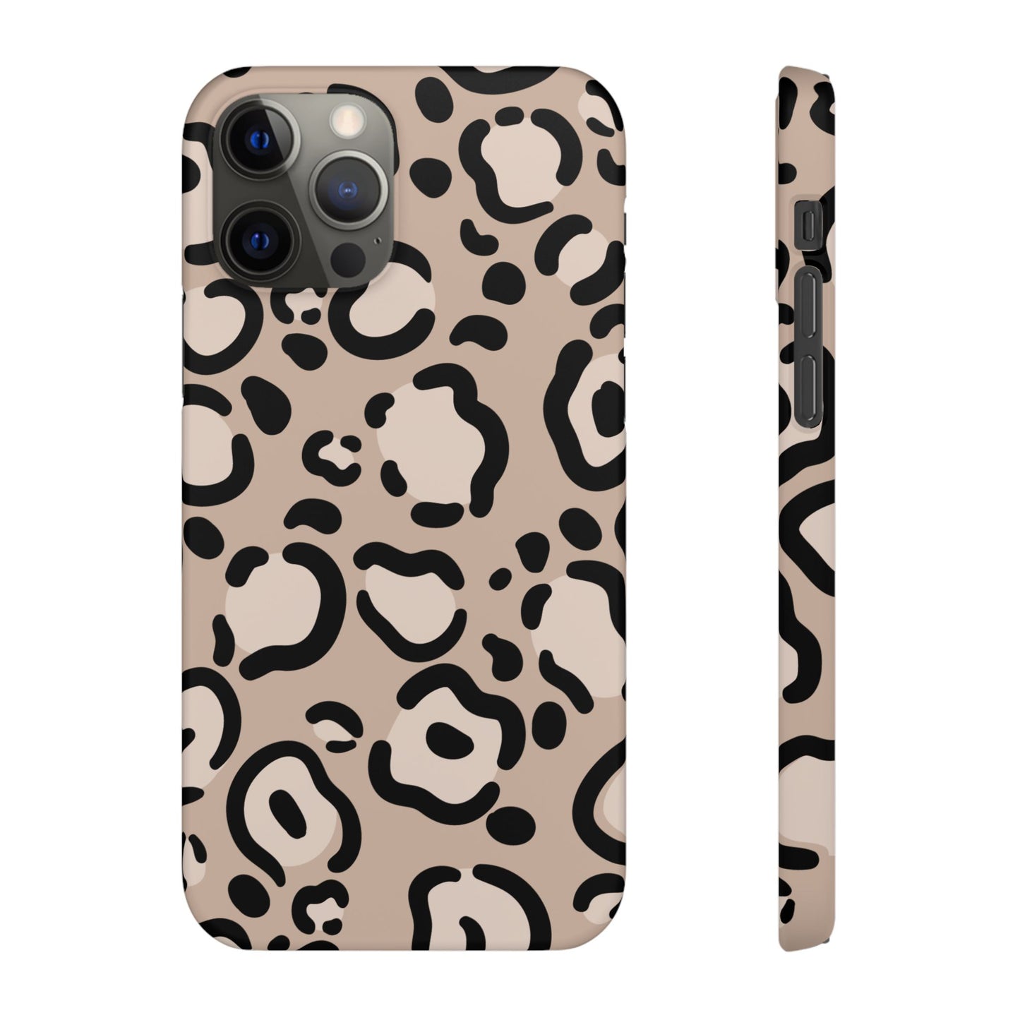 Leopard Print Slim Case — Phone Cover for Apple iPhone, Samsung Galaxy and Google Pixel.