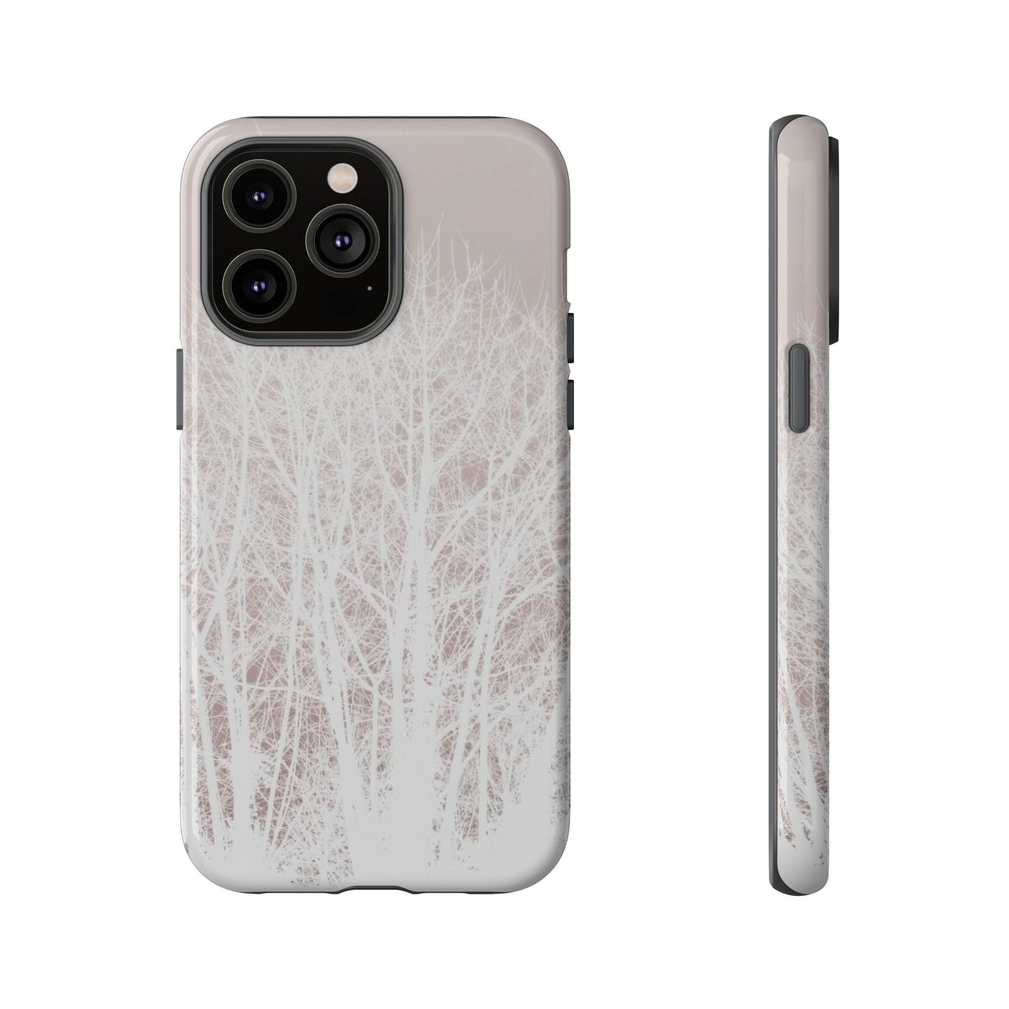 Copy of Night Forest Phone Case — Dark Tree Silhouette Protective Tough Case