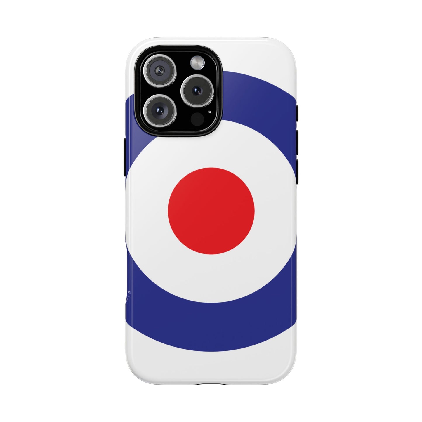 Retro Target Mod Roundel Tough Phone Case for Apple iPhone, Samsung Galaxy and Google Pixel.