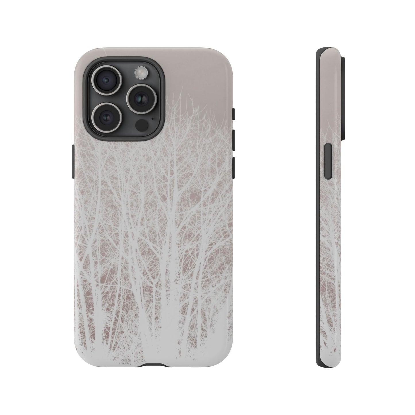 Copy of Night Forest Phone Case — Dark Tree Silhouette Protective Tough Case