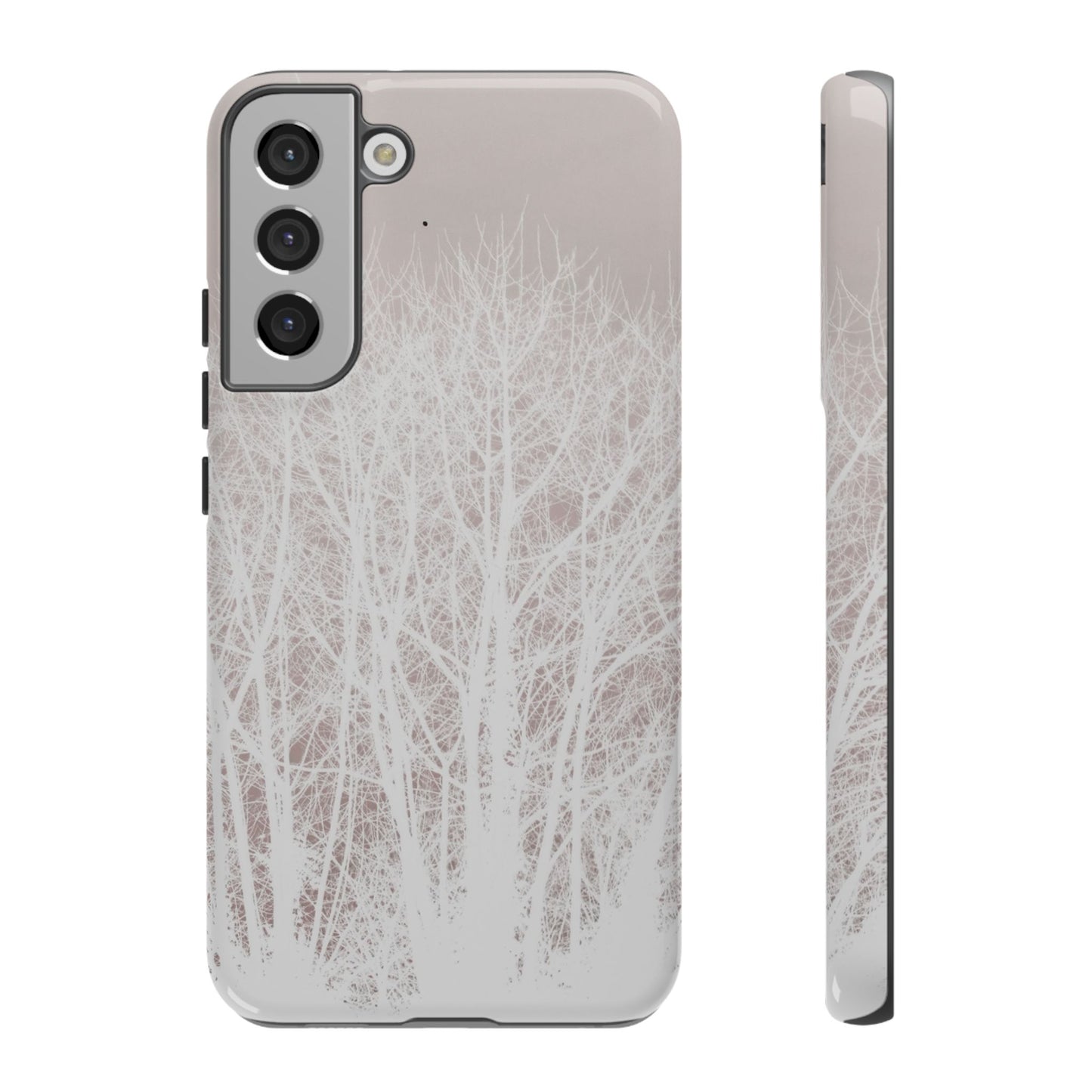 Copy of Night Forest Phone Case — Dark Tree Silhouette Protective Tough Case