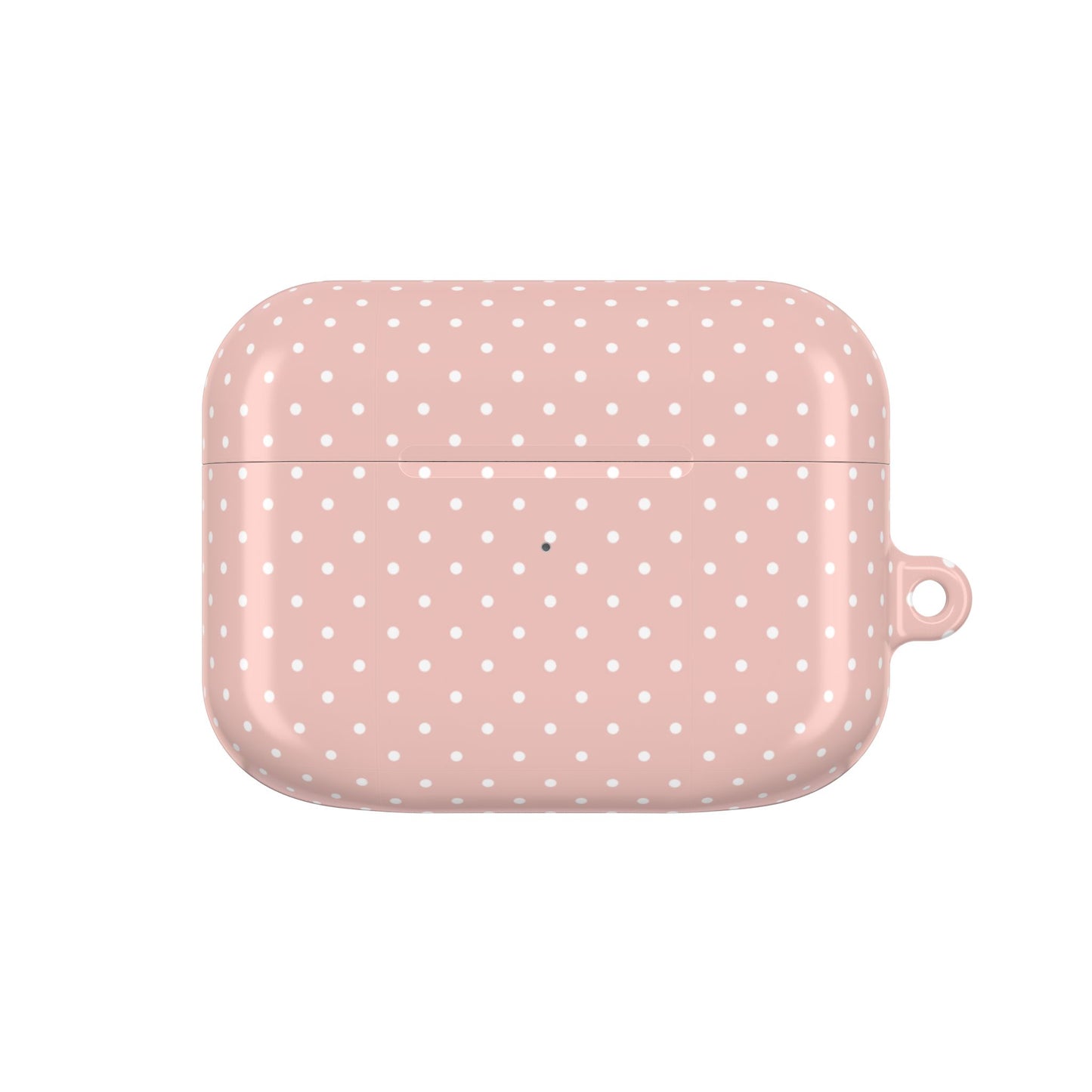 Pastel Pink Polka Dot AirPod Case — Classic Pastel Pink Polka Dot Protective Cover