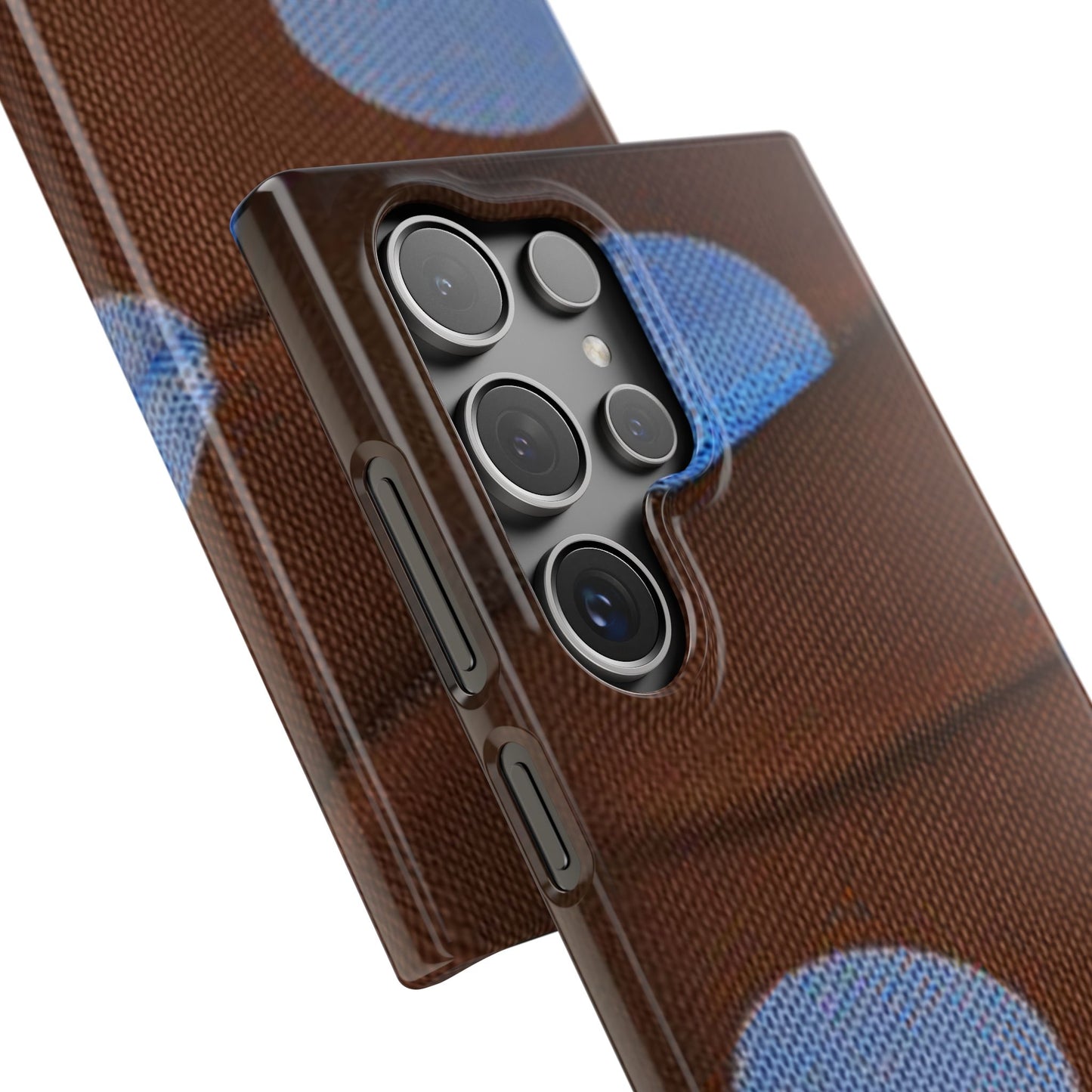 Polka Dot Snap Phone Case for Apple iPhone, Samsung Galaxy and Google Pixel.