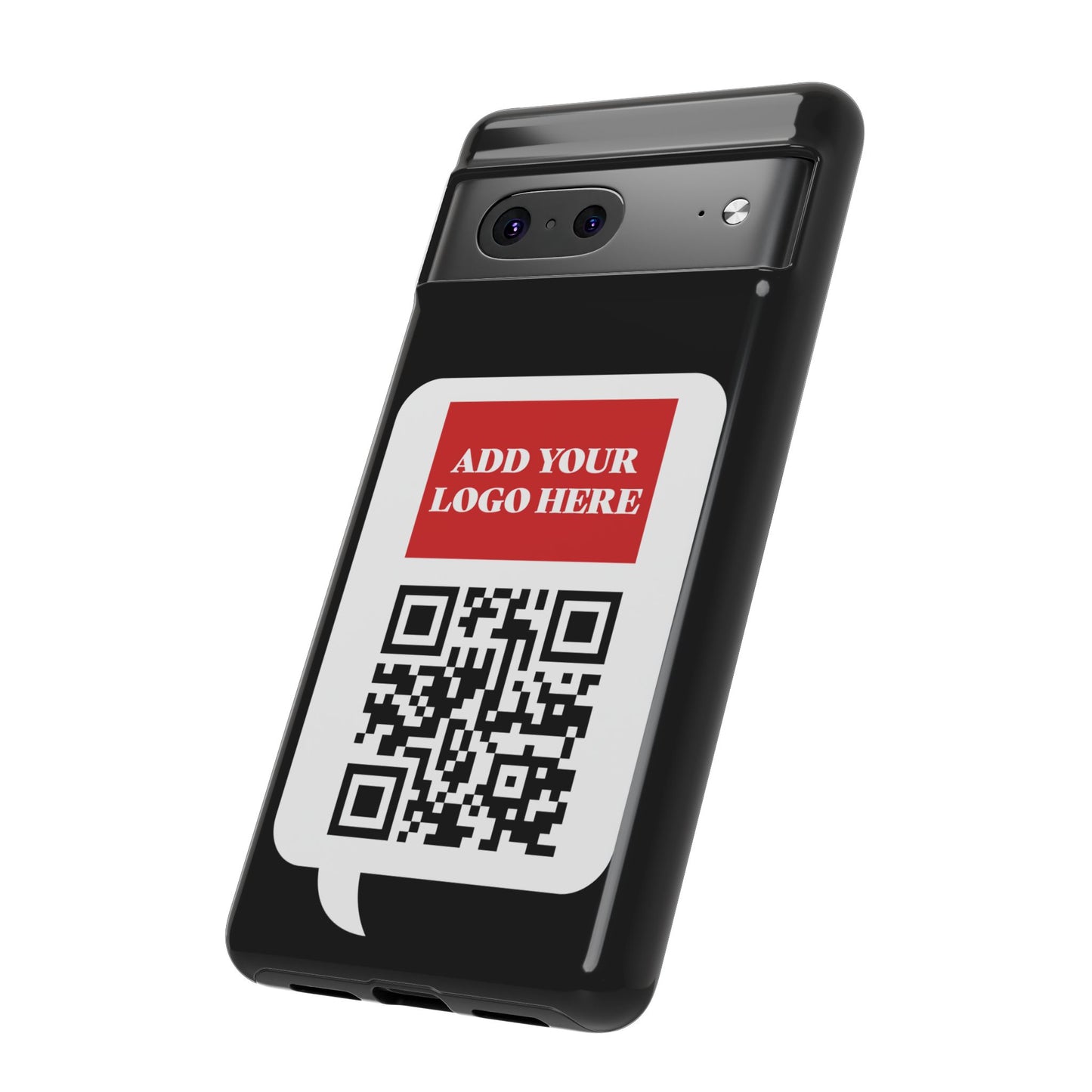 Custom QR Code and Logo Tough Phone Case — Contact Case