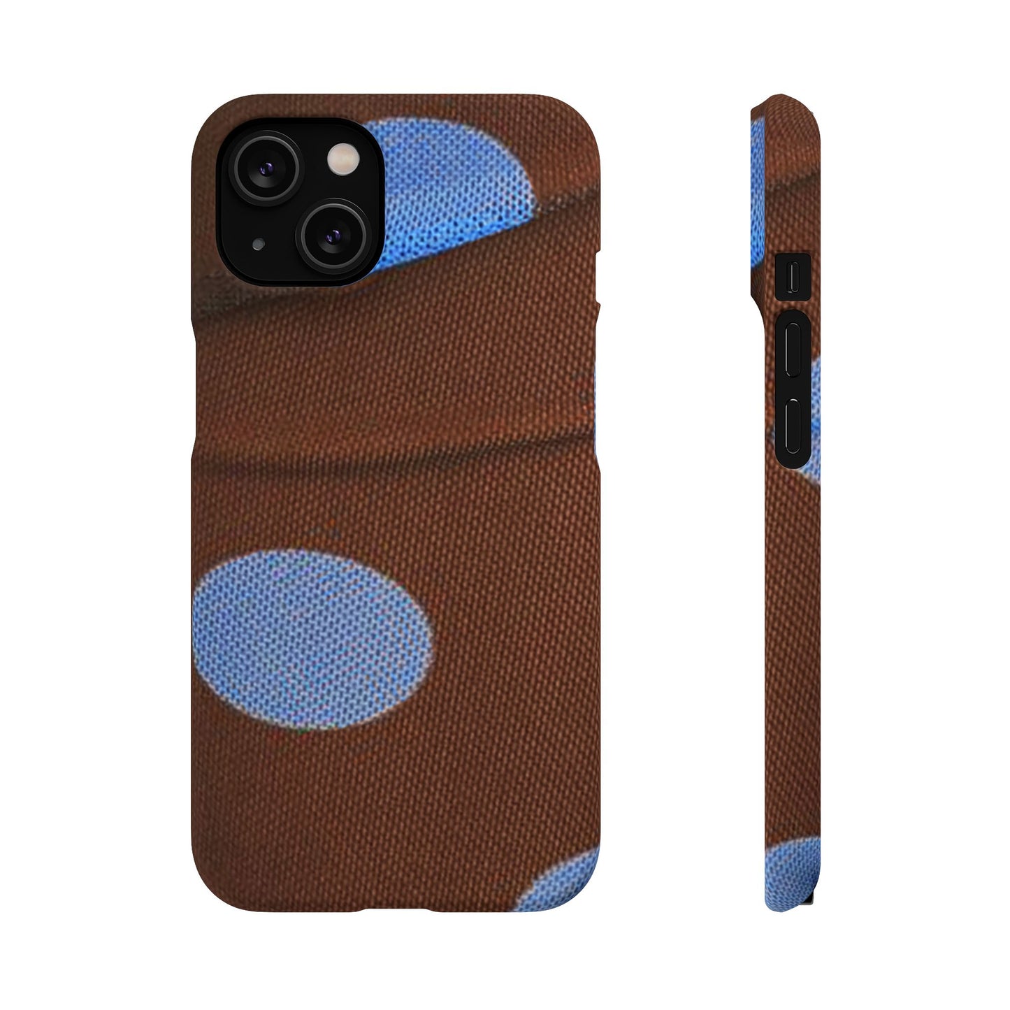 Polka Dot Snap Phone Case for Apple iPhone, Samsung Galaxy and Google Pixel.