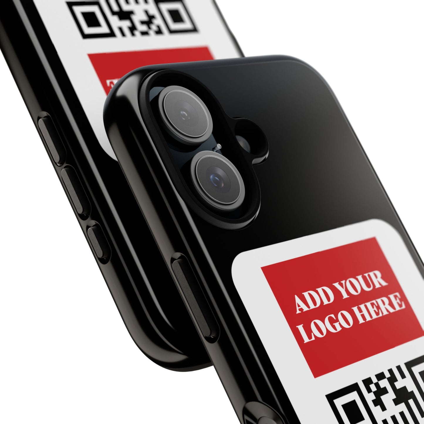 Custom QR Code and Logo Tough Phone Case — Contact Case