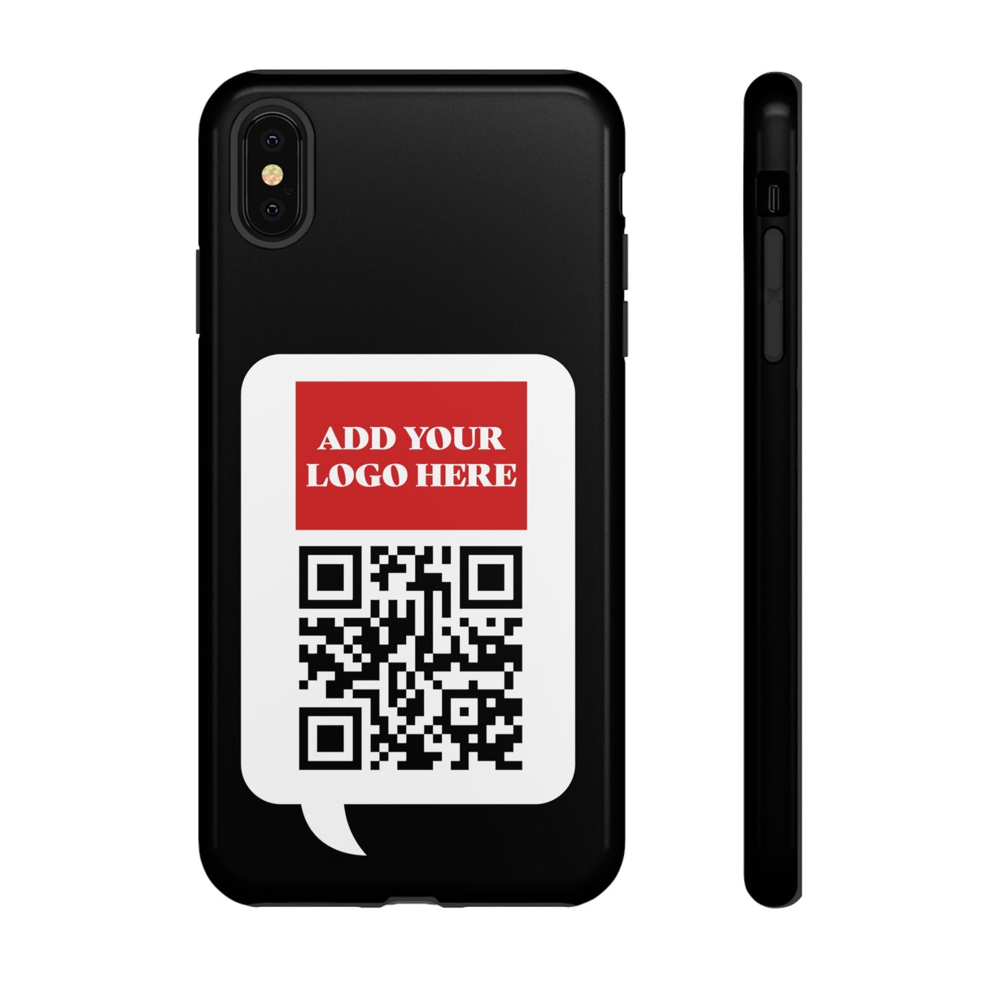 Custom QR Code and Logo Tough Phone Case — Contact Case