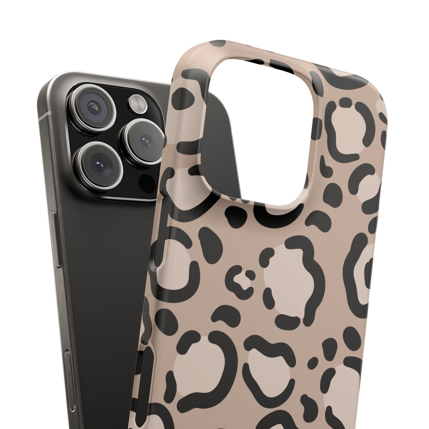 Leopard Print Slim Case — Phone Cover for Apple iPhone, Samsung Galaxy and Google Pixel.