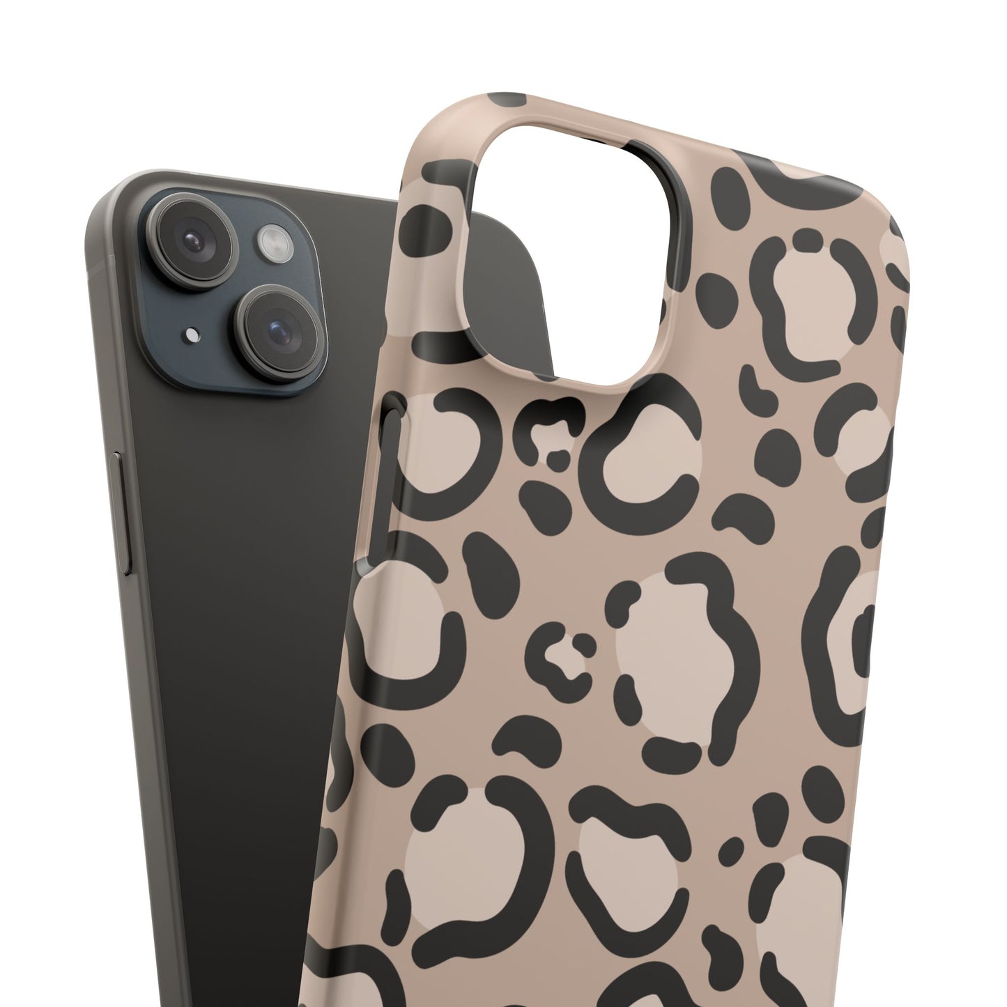 Leopard Print Slim Case — Phone Cover for Apple iPhone, Samsung Galaxy and Google Pixel.