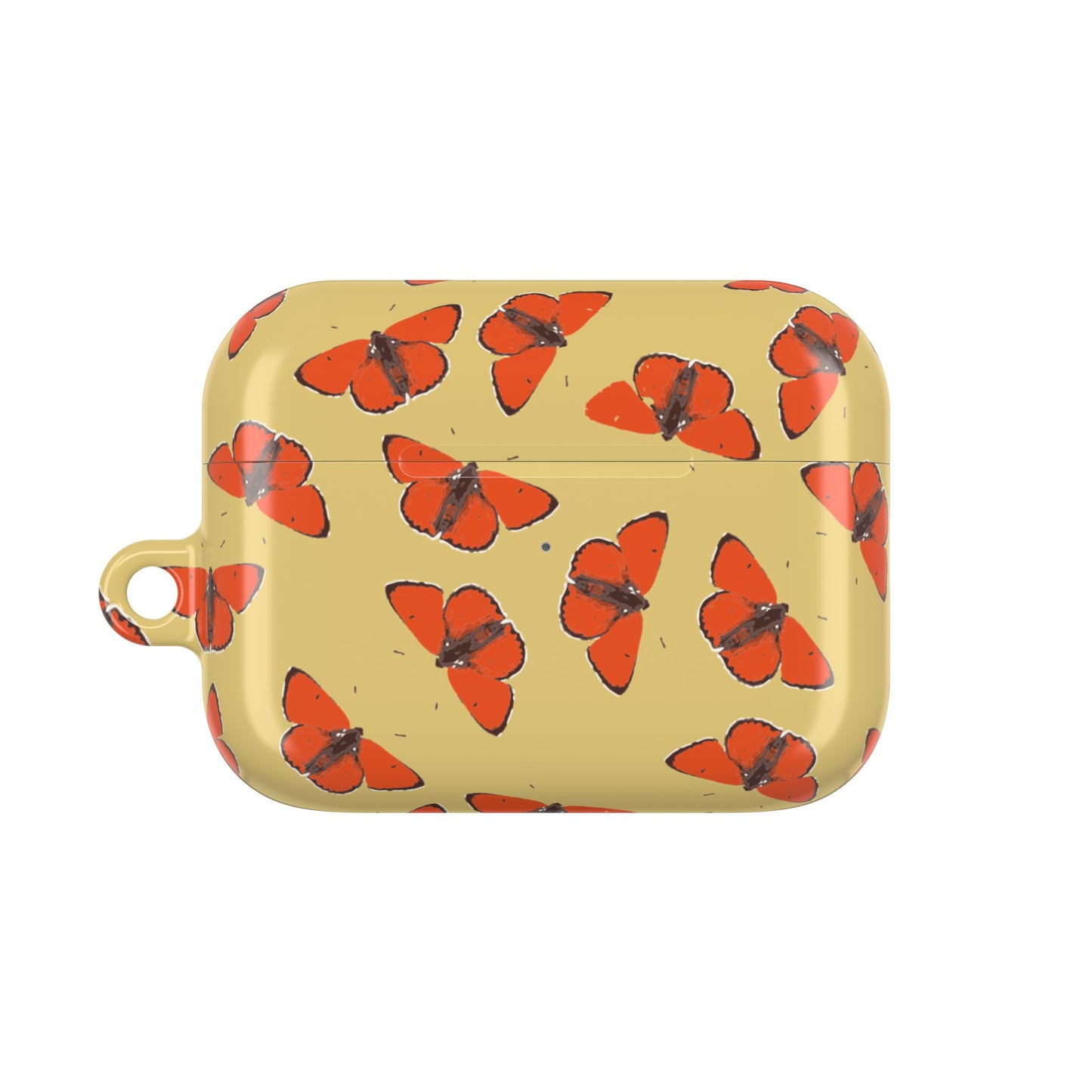 Red Butterfly AirPod Case — Protective Cover