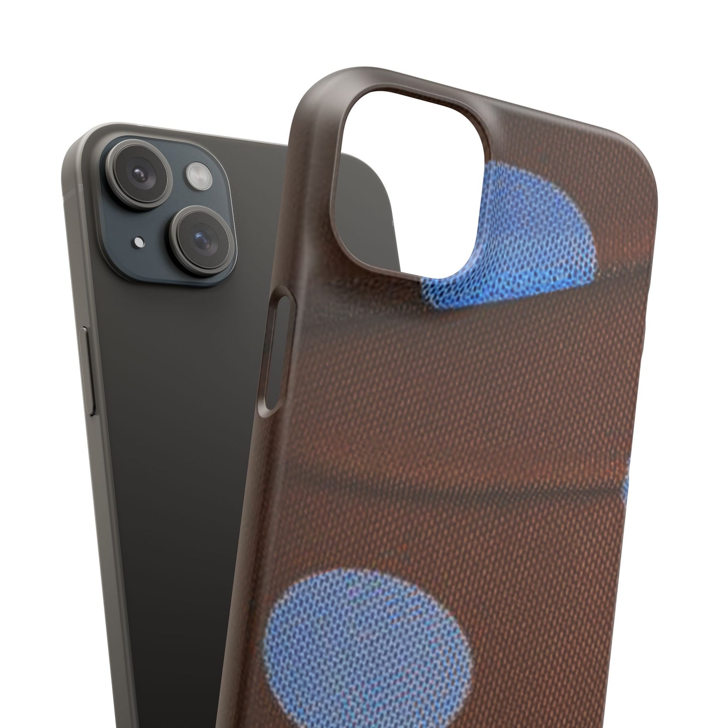 Polka Dot Snap Phone Case for Apple iPhone, Samsung Galaxy and Google Pixel.